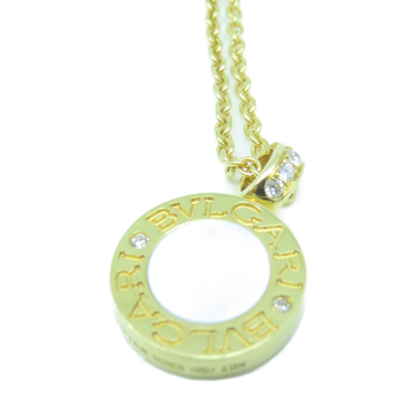 BVLGARI 18K黃金Bvlgari Necklace項鍊黑色/金色
