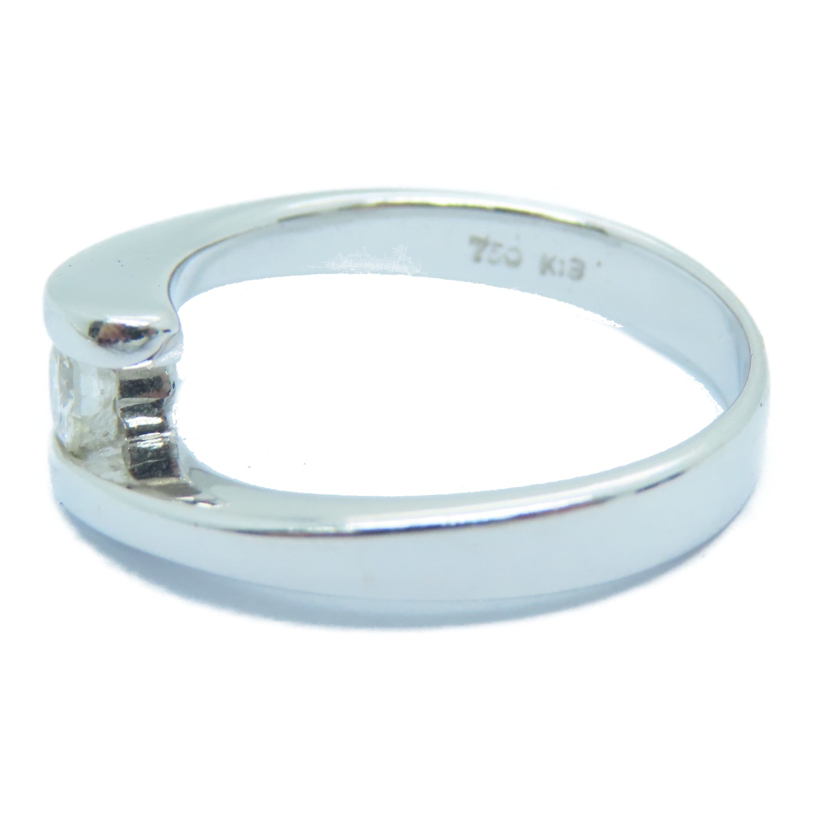 JEWELRY 【激减优惠】18K白金Diamond Ring钻石戒指US#6
