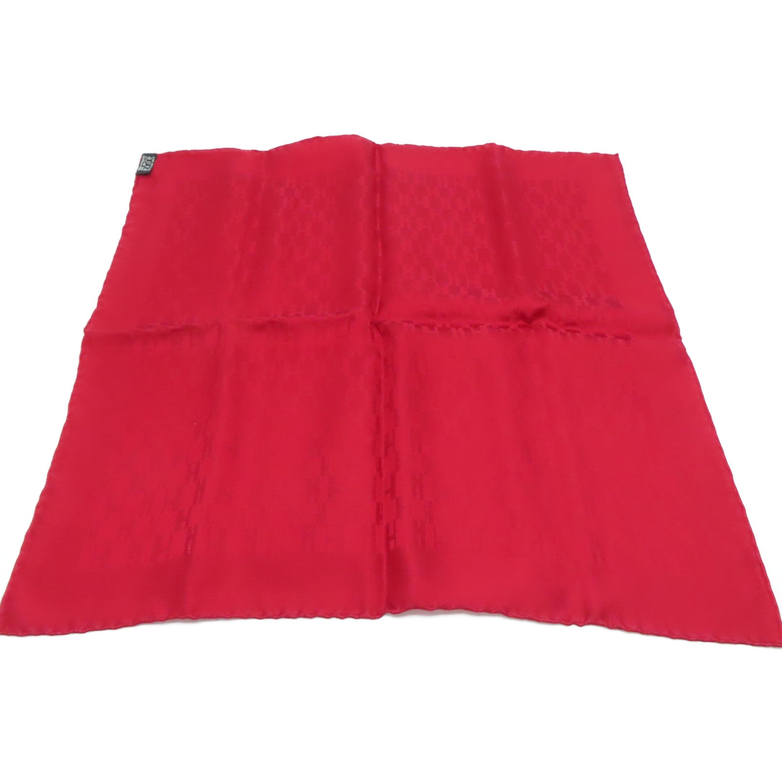 HERMES [sharp discount] silk 40x40cm silk scarf red