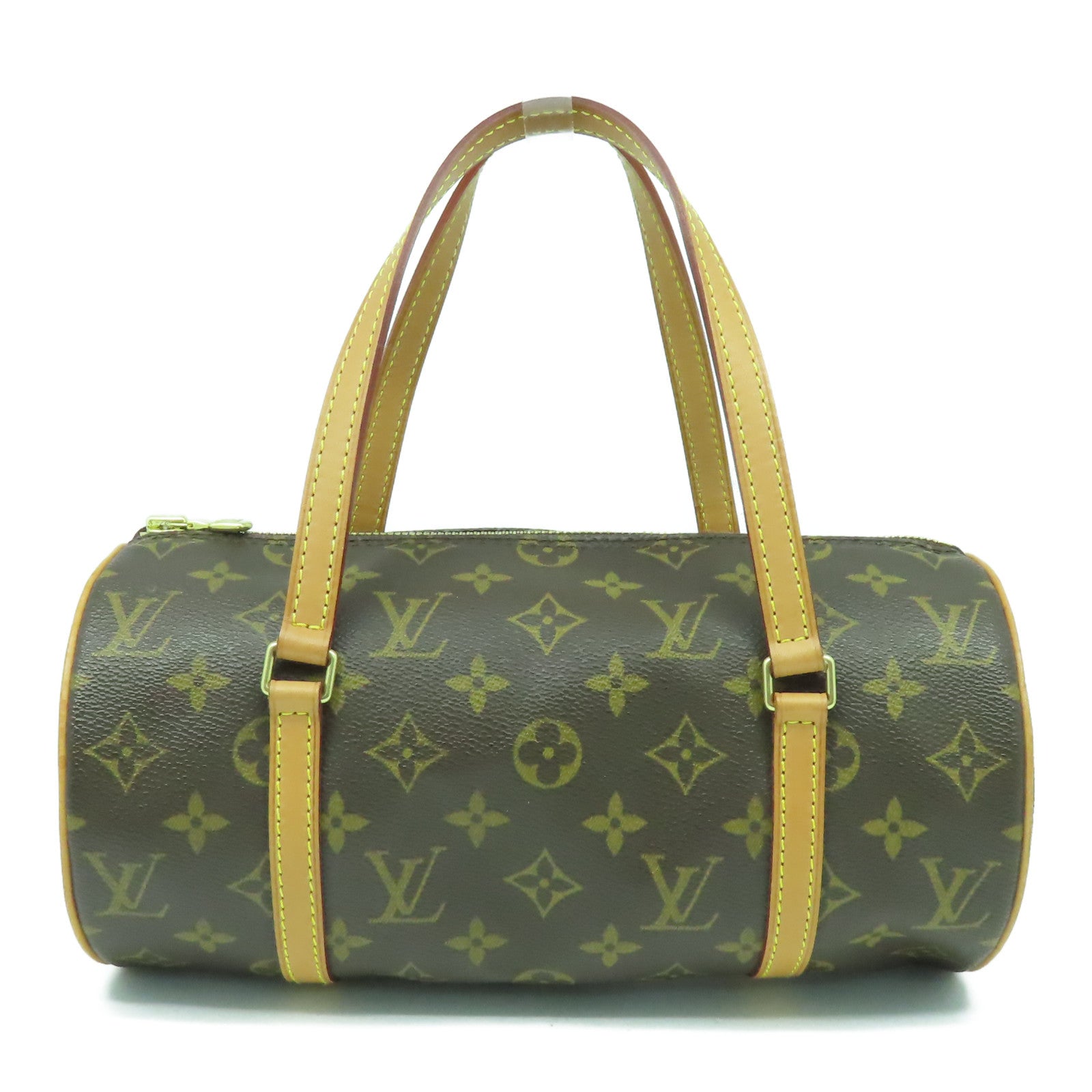 LOUIS VUITTON Monogram Papillon PM金扣肩背袋啡色