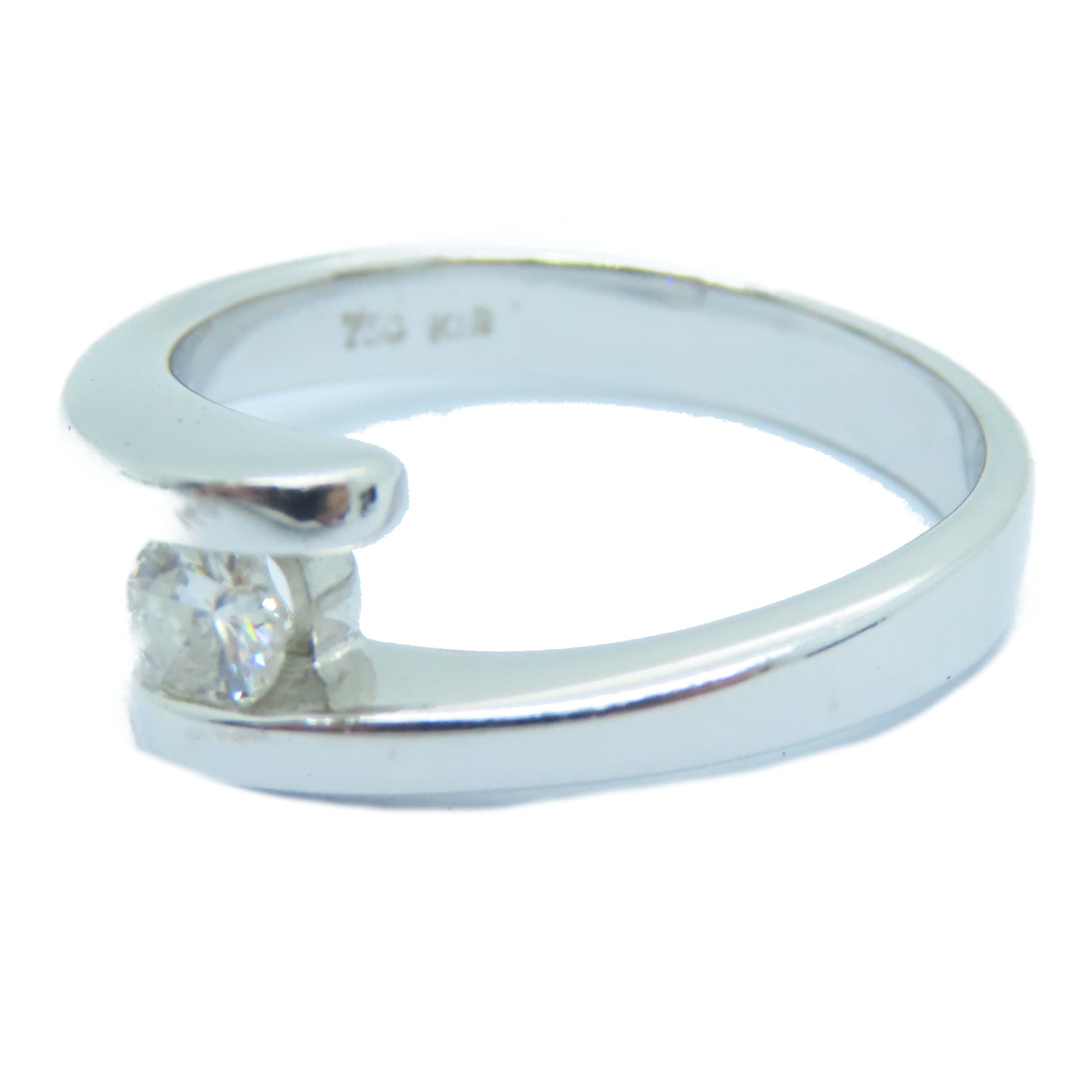 JEWELRY 【激减优惠】18K白金Diamond Ring钻石戒指US#6