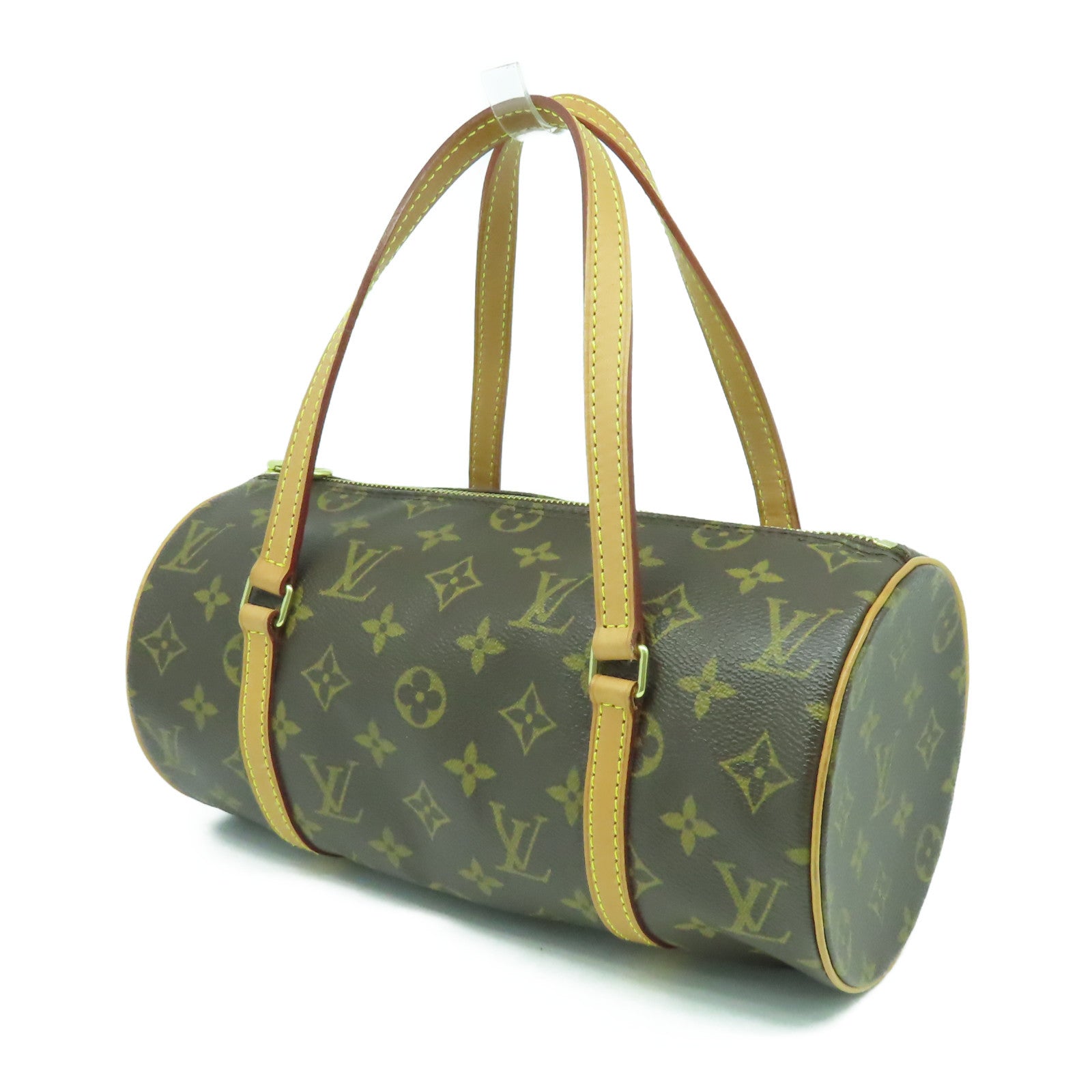 LOUIS VUITTON Monogram Papillon PM金扣肩背袋啡色
