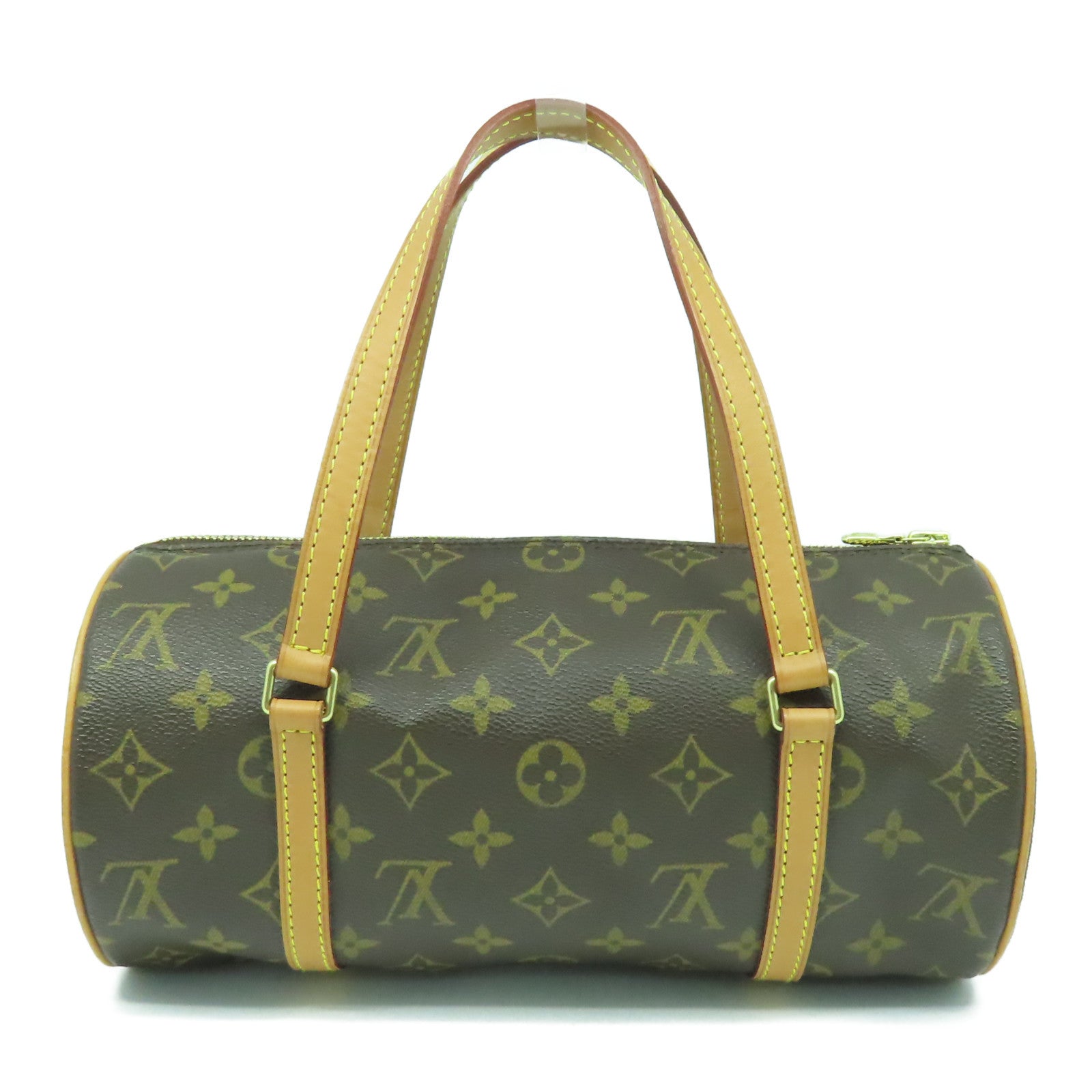 LOUIS VUITTON Monogram Papillon PM金扣肩背袋啡色
