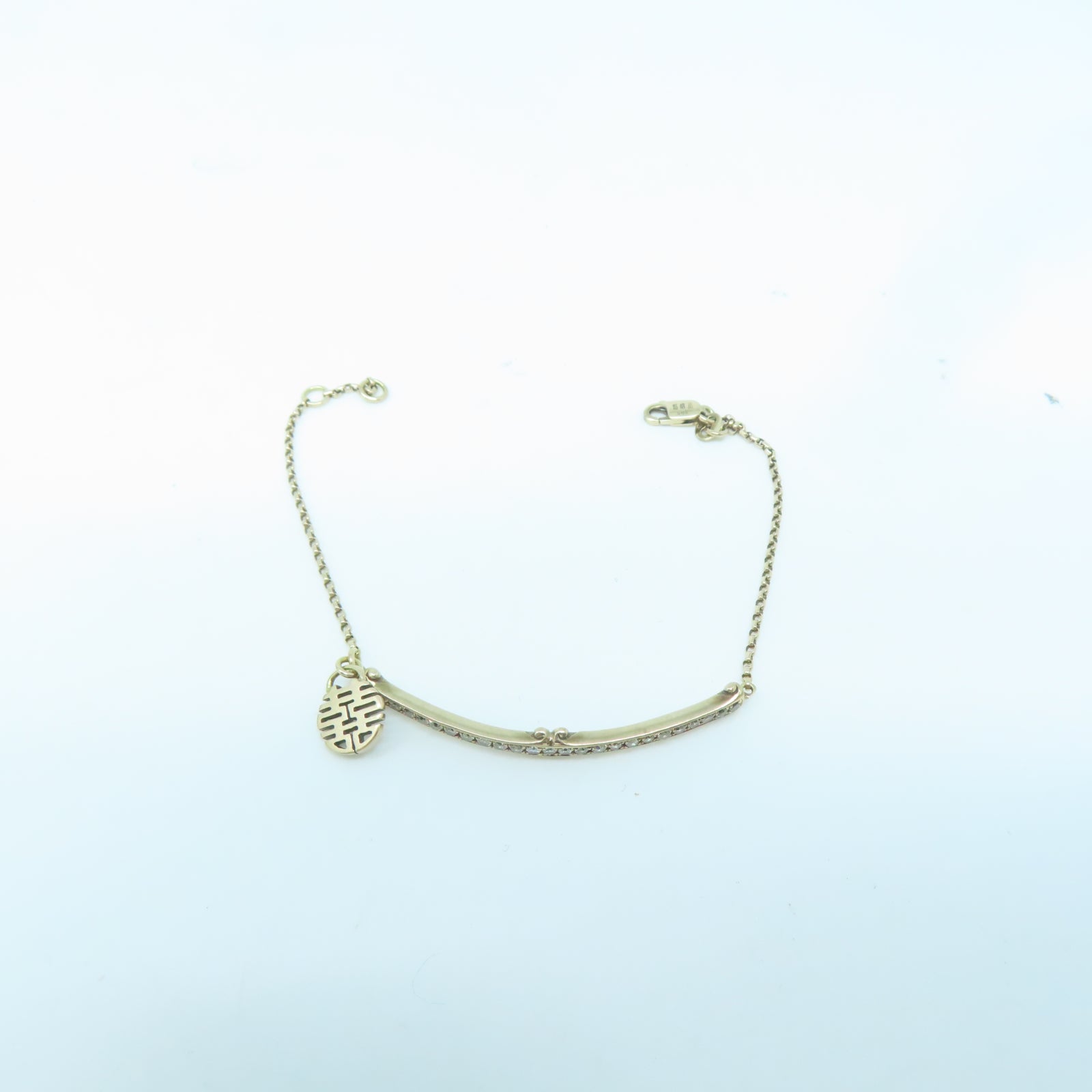 JEWELRY 18K黃金Bracelet 0.45ct鑽石手鏈