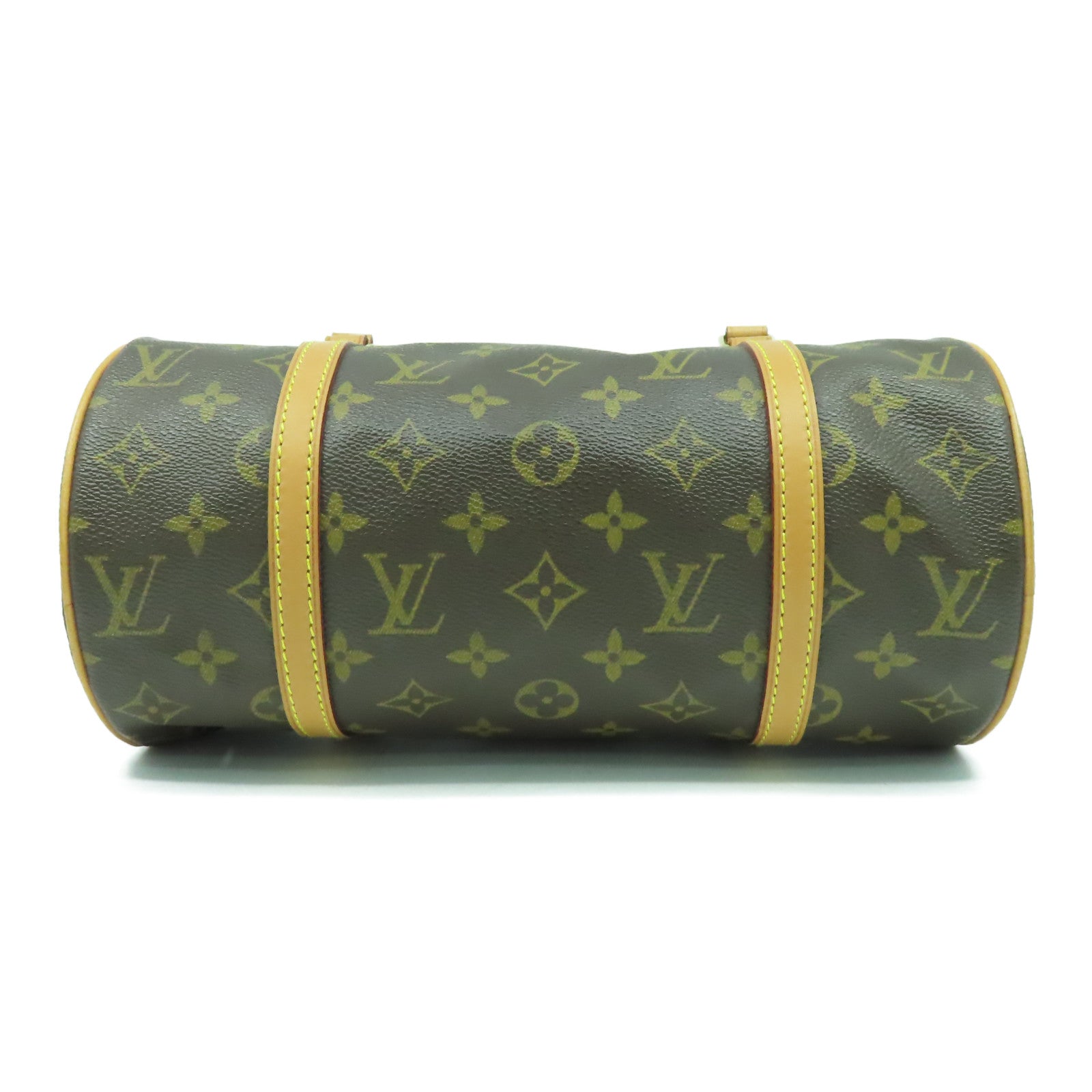 LOUIS VUITTON Monogram Papillon PM金扣肩背袋啡色