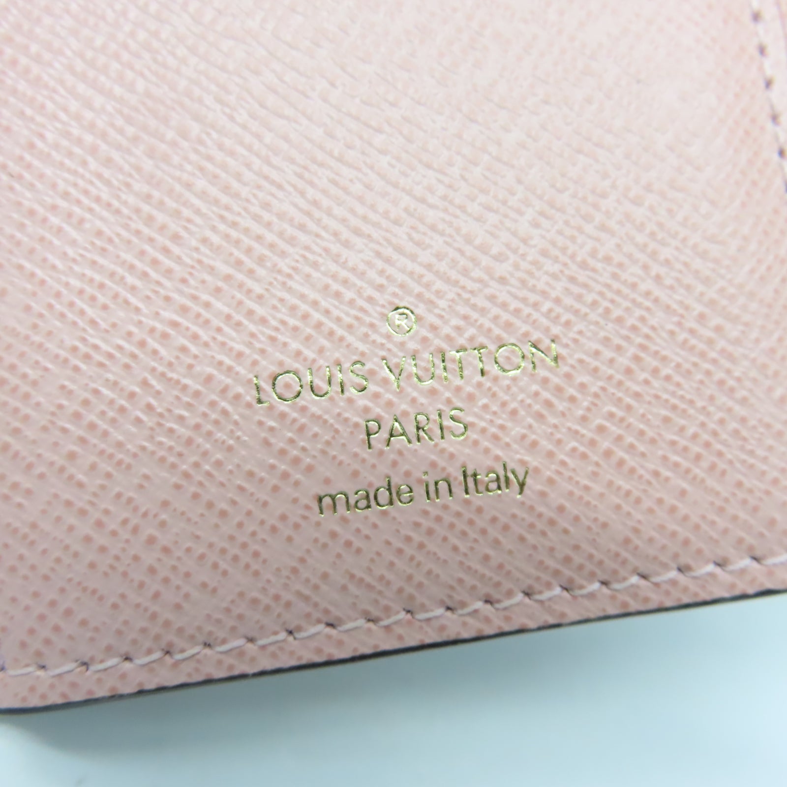 LOUIS VUITTON Monogram Victorine金扣錢包啡色/粉紅色