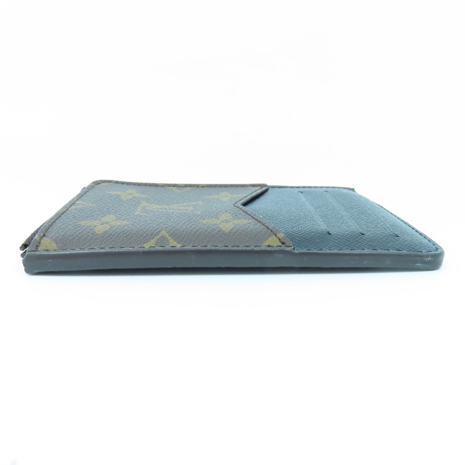 LOUIS VUITTON Monogram Recto Verso金扣卡片套啡色