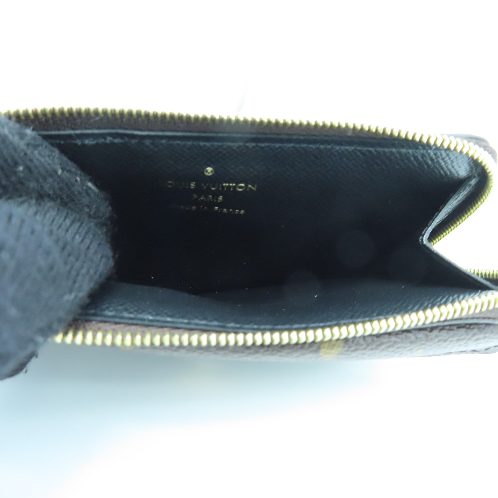 LOUIS VUITTON Monogram Recto Verso金扣卡片套啡色