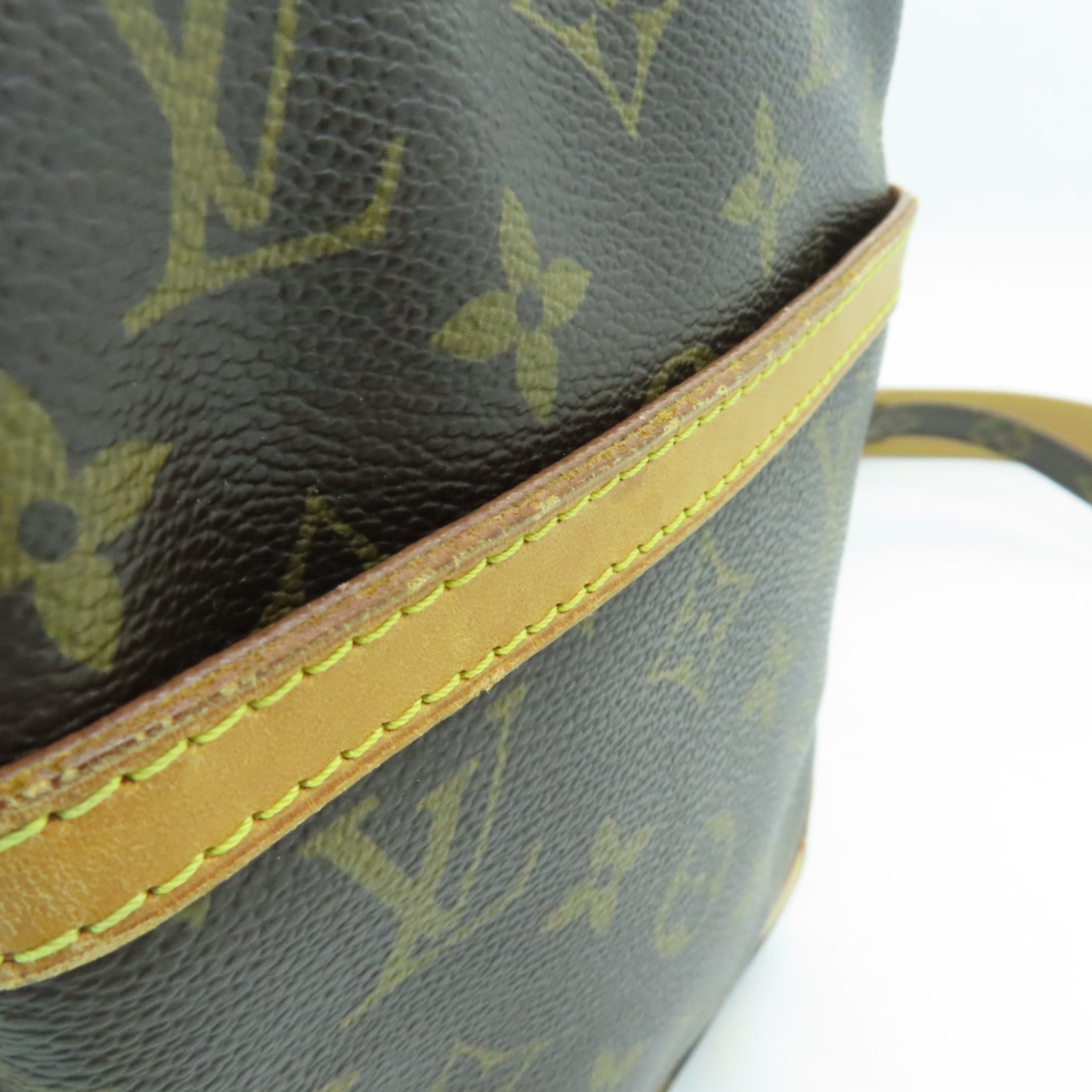 LOUIS VUITTON Monogram Danube Gold Buckle Shoulder Bag Brown