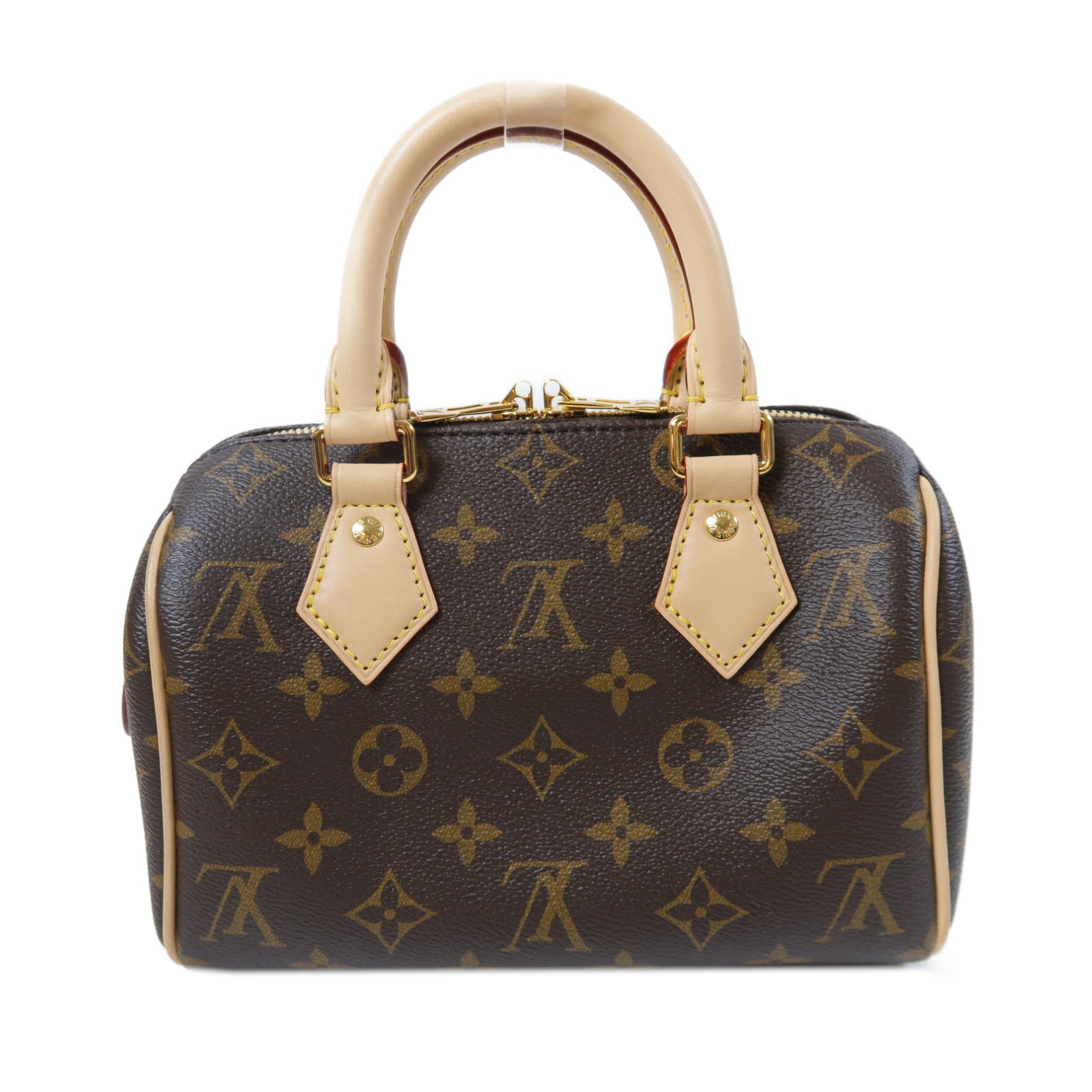 LOUIS VUITTON Monogram Speedy Bandouliere 20金扣手挽肩背兩用袋啡色