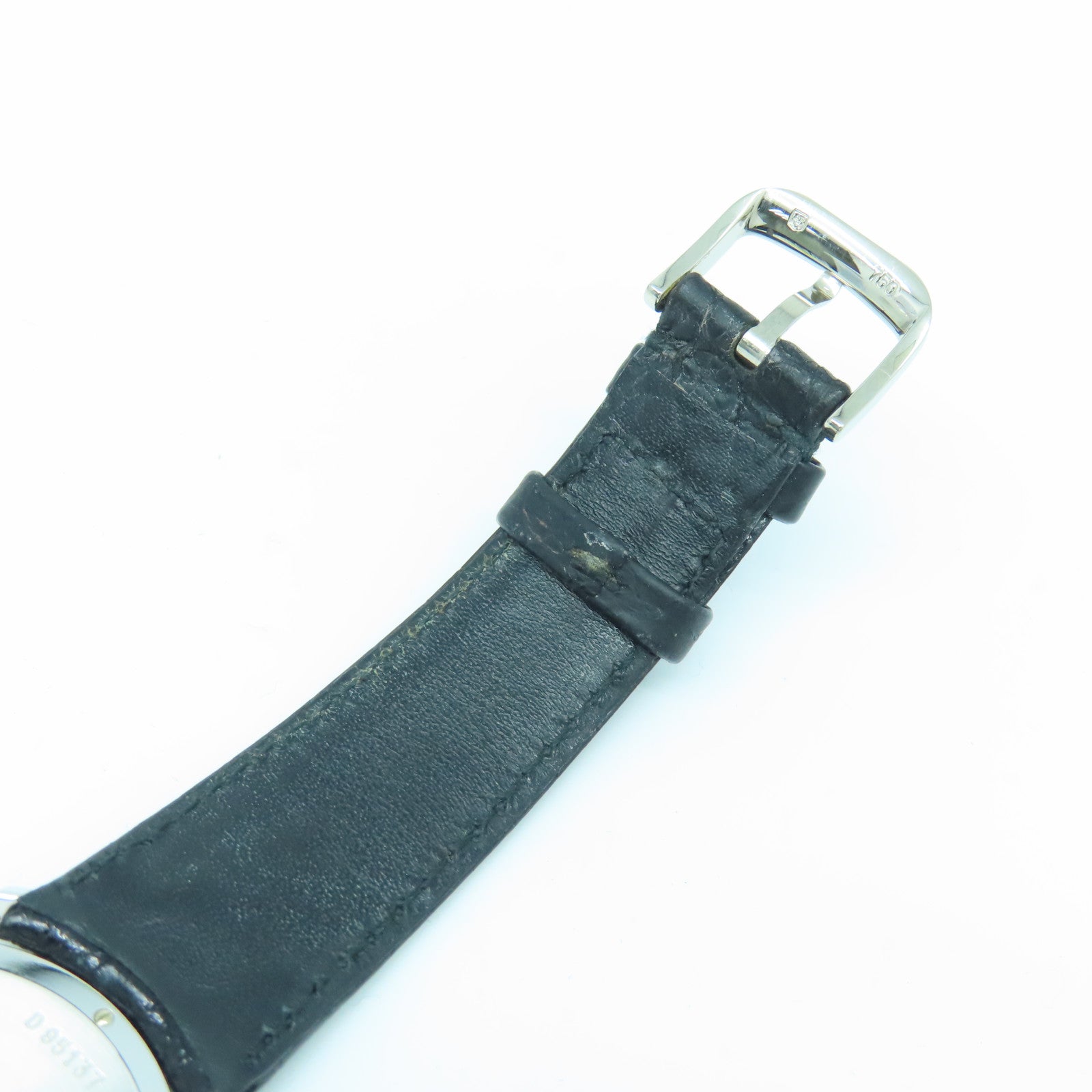 AUDEMARS PIGUET Jules Audemars 18K White Gold/Leather Watch with Manual Movement Blue/Black