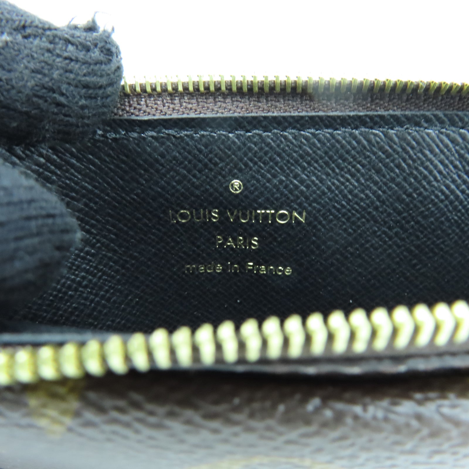 LOUIS VUITTON Monogram Recto Verso金扣卡片套啡色