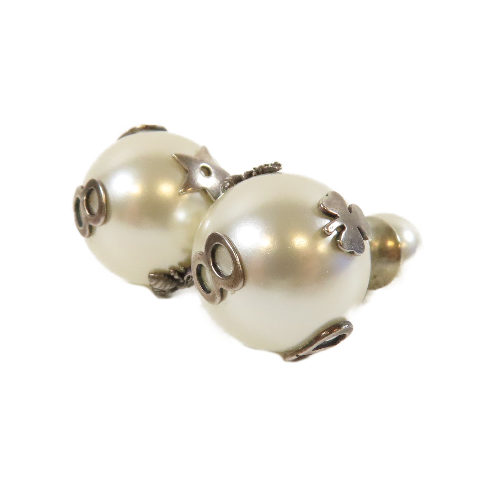 Dior 925純銀Earrings耳環銀色