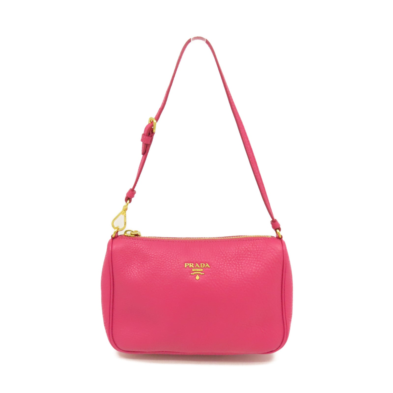 PRADA 牛皮皮革Hand Bag手挽袋粉紅色