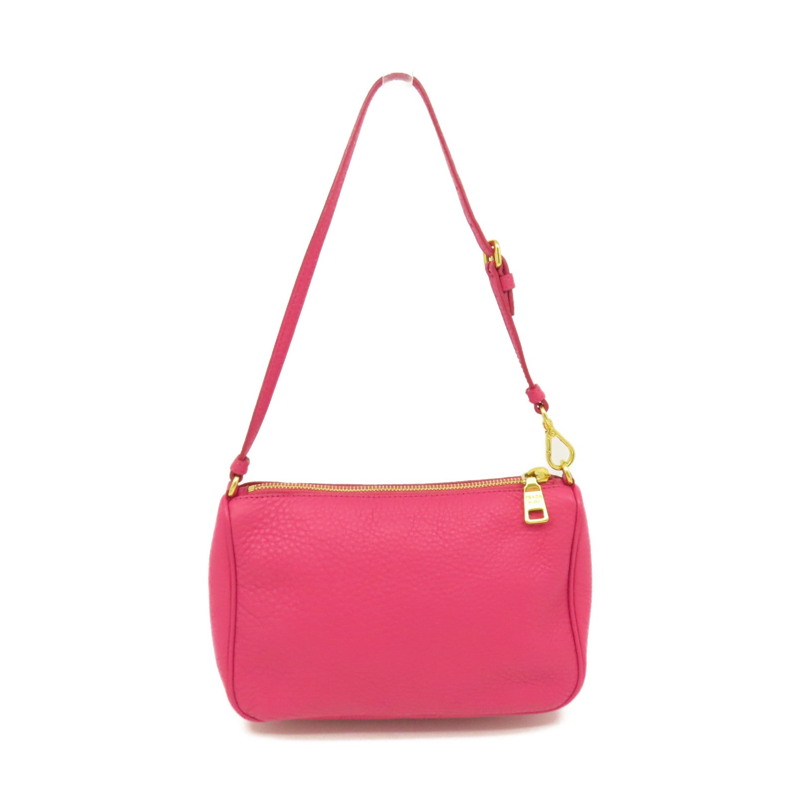 PRADA 牛皮皮革Hand Bag手挽袋粉紅色