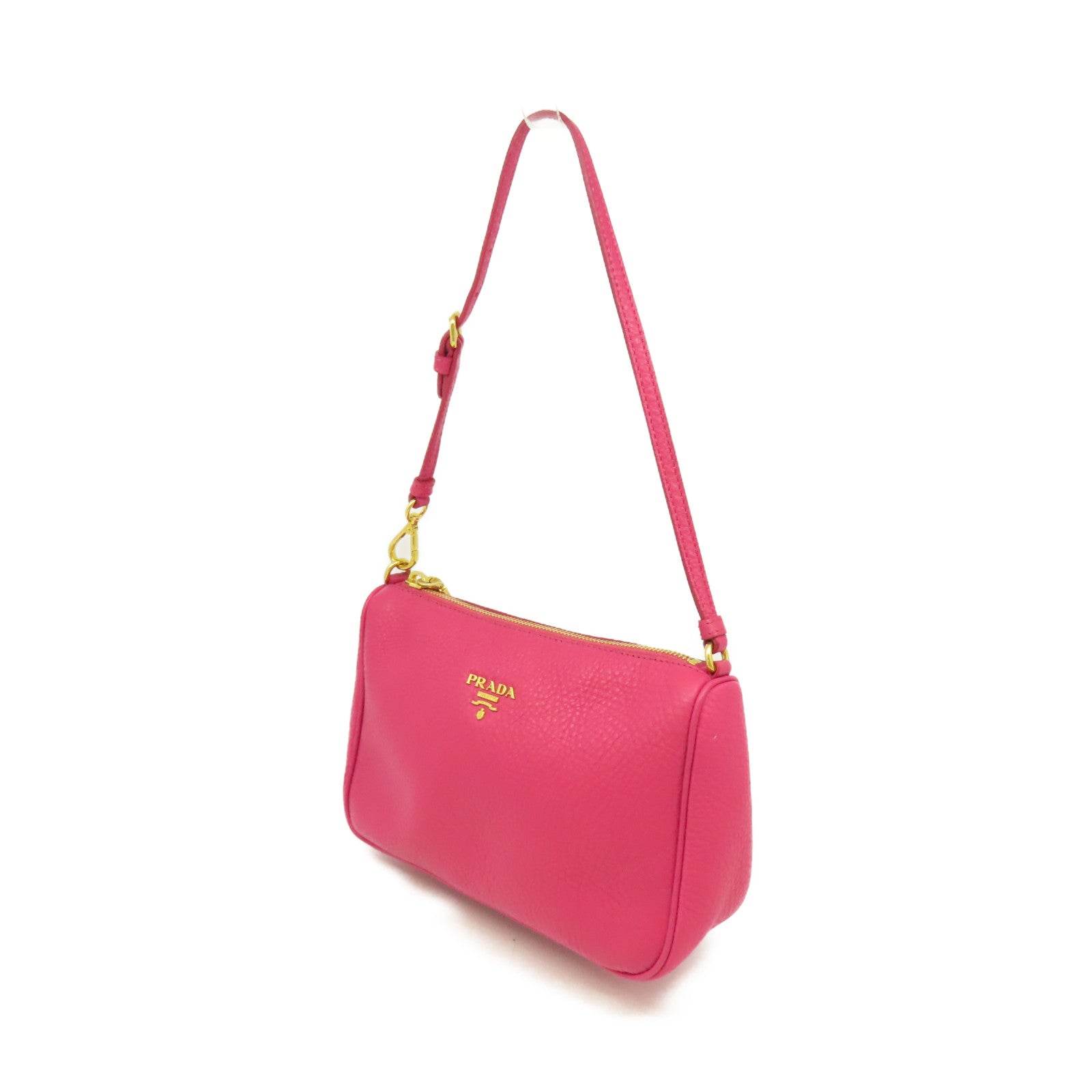 PRADA 牛皮皮革Hand Bag手挽袋粉紅色