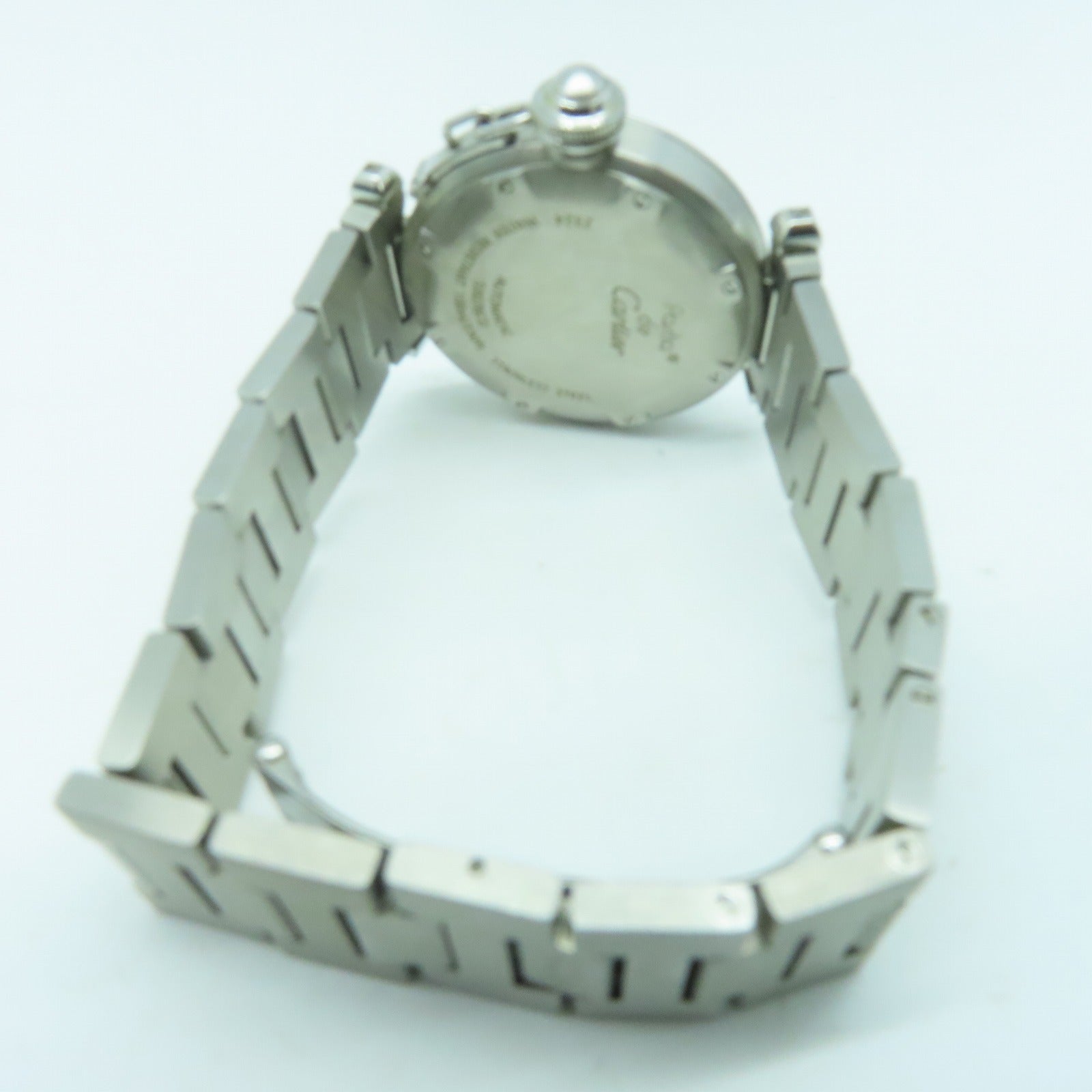 CARTIER Pasha C不锈钢手表自动机芯黑色