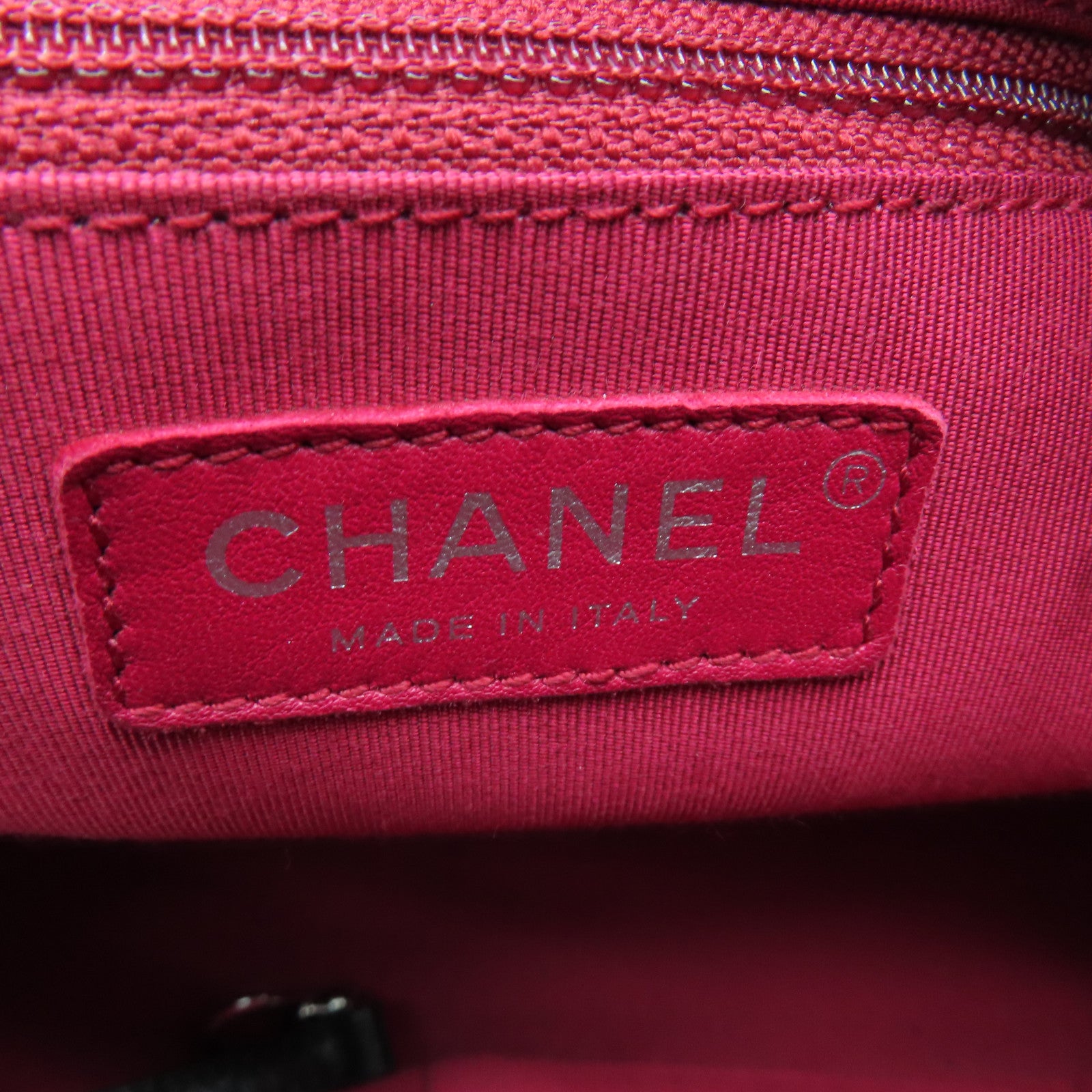 CHANEL 【激減優惠】菱格牛皮皮革Gabrielle金扣/銀扣鏈帶肩背袋綠色