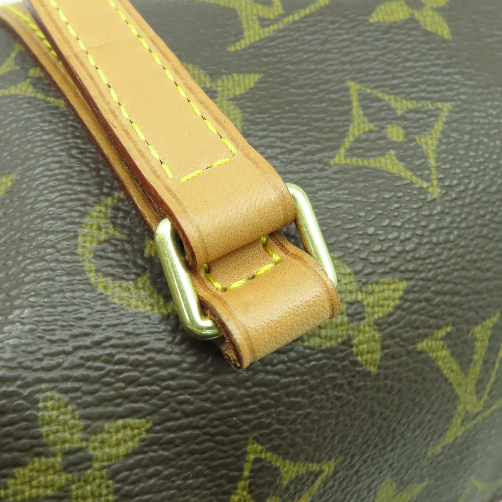 LOUIS VUITTON Monogram Papillon PM金扣肩背袋啡色