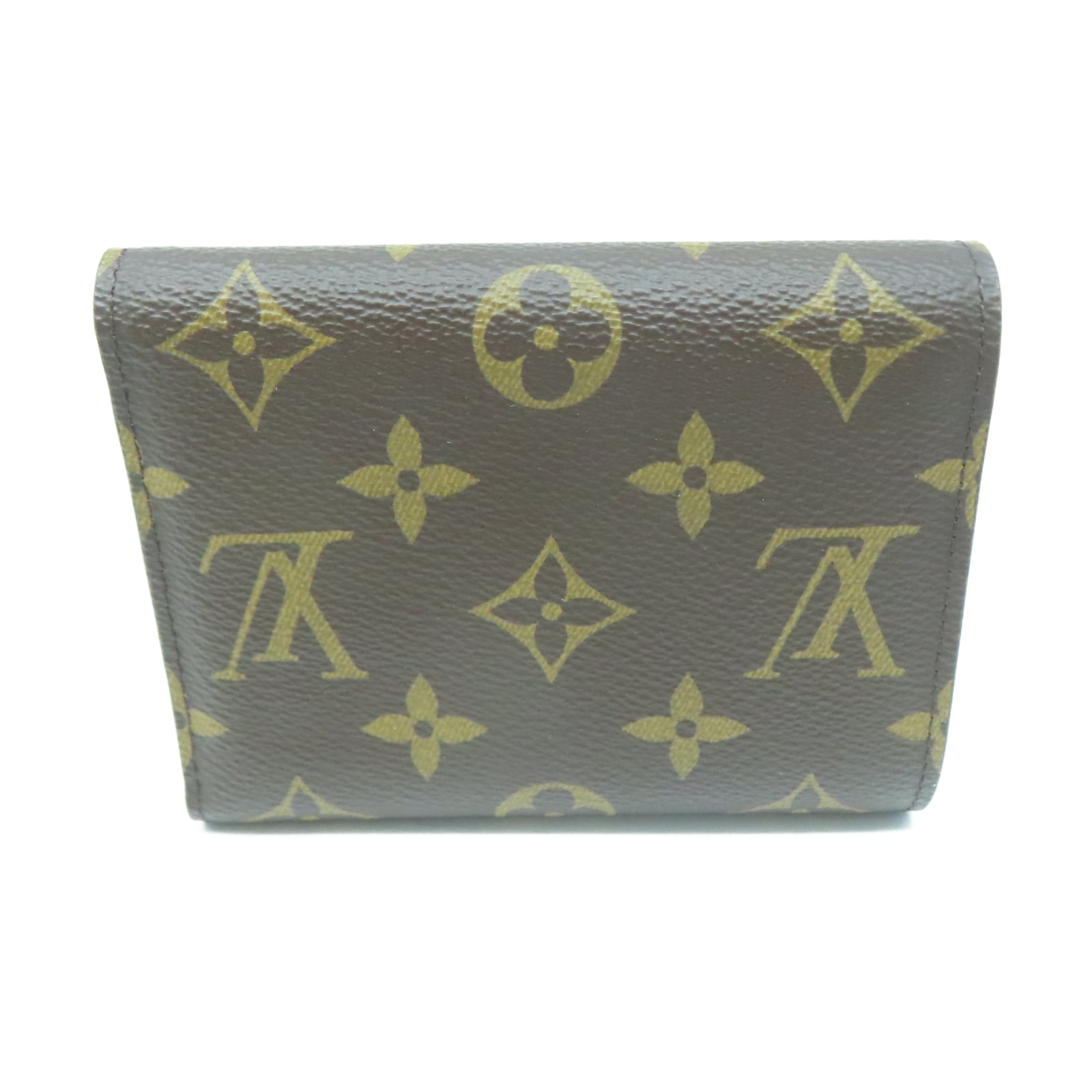 LOUIS VUITTON Monogram Victorine Wallet金扣錢包棕色