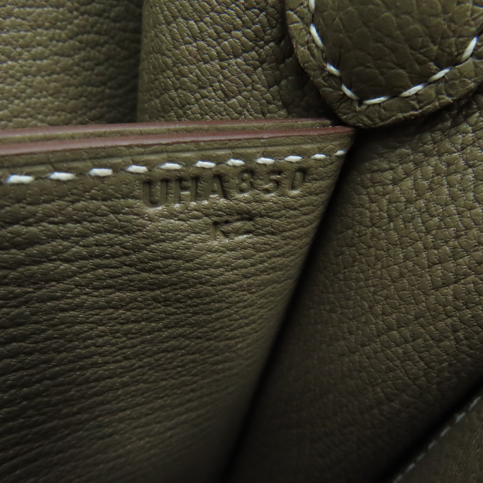 HERMES 【激減優惠】Evercolor皮革Mini Roulis Shoulder Bag銀扣肩背袋大象色