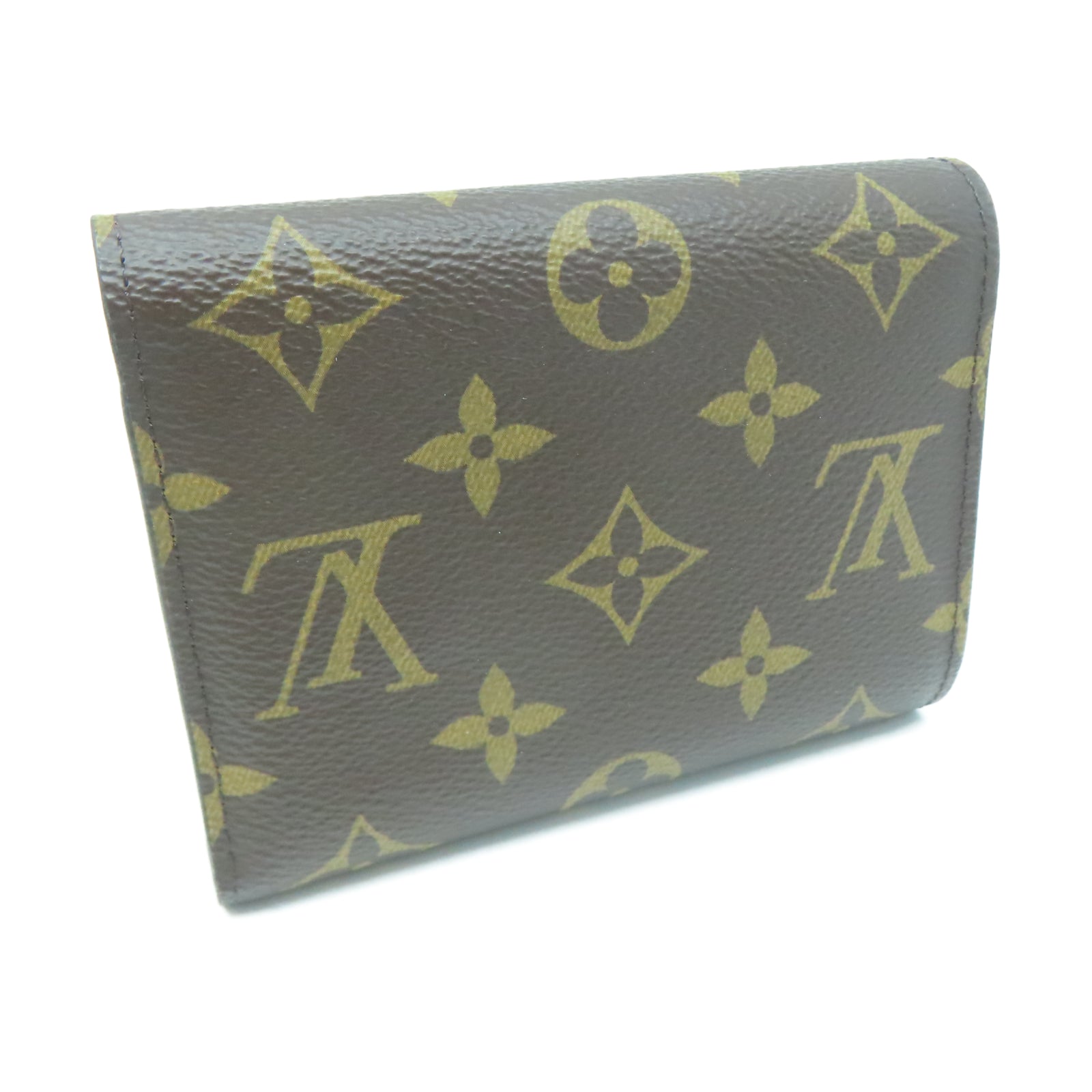 LOUIS VUITTON Monogram Victorine Wallet金扣錢包棕色