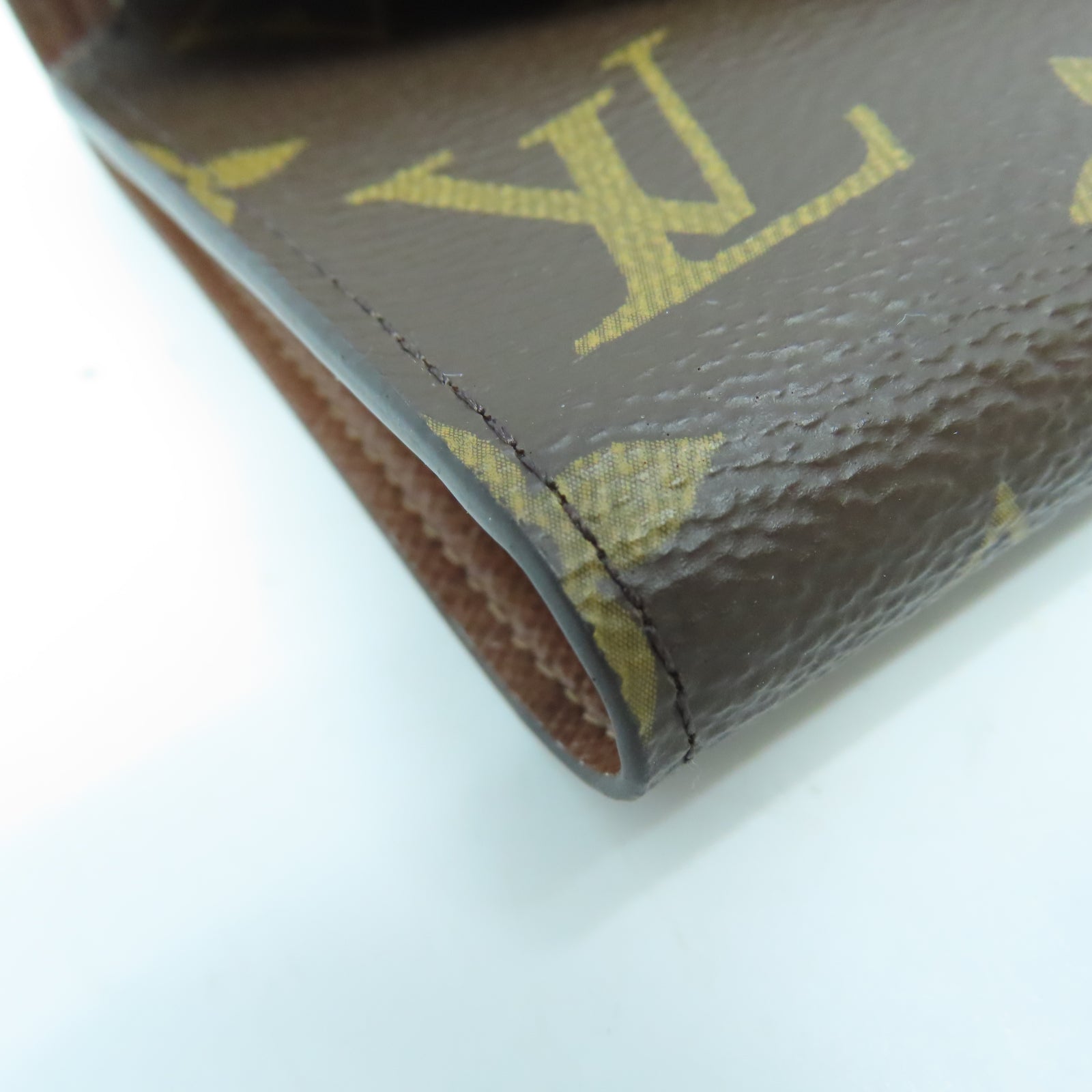 LOUIS VUITTON Monogram Victorine Wallet金扣錢包棕色