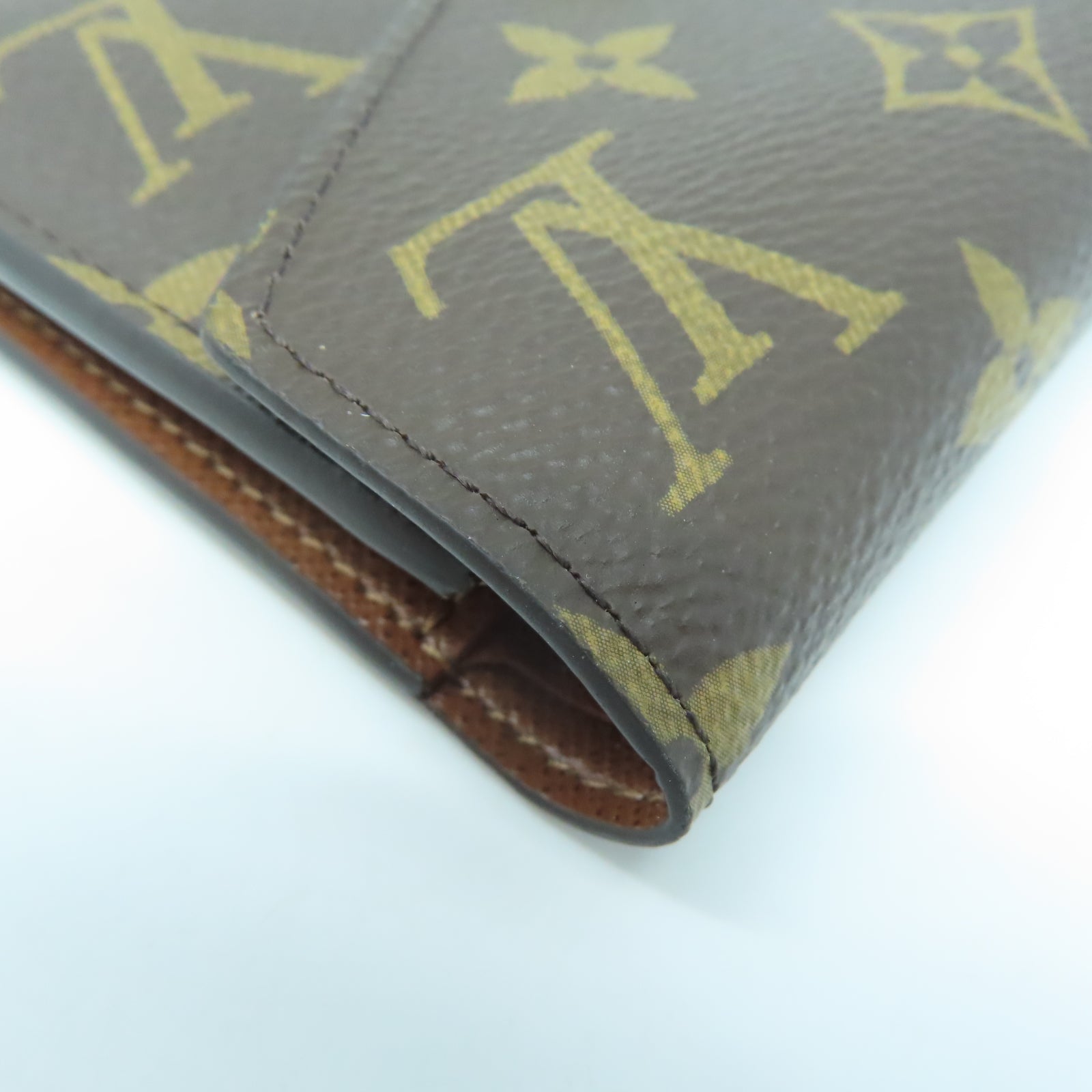 LOUIS VUITTON Monogram Victorine Wallet金扣錢包棕色