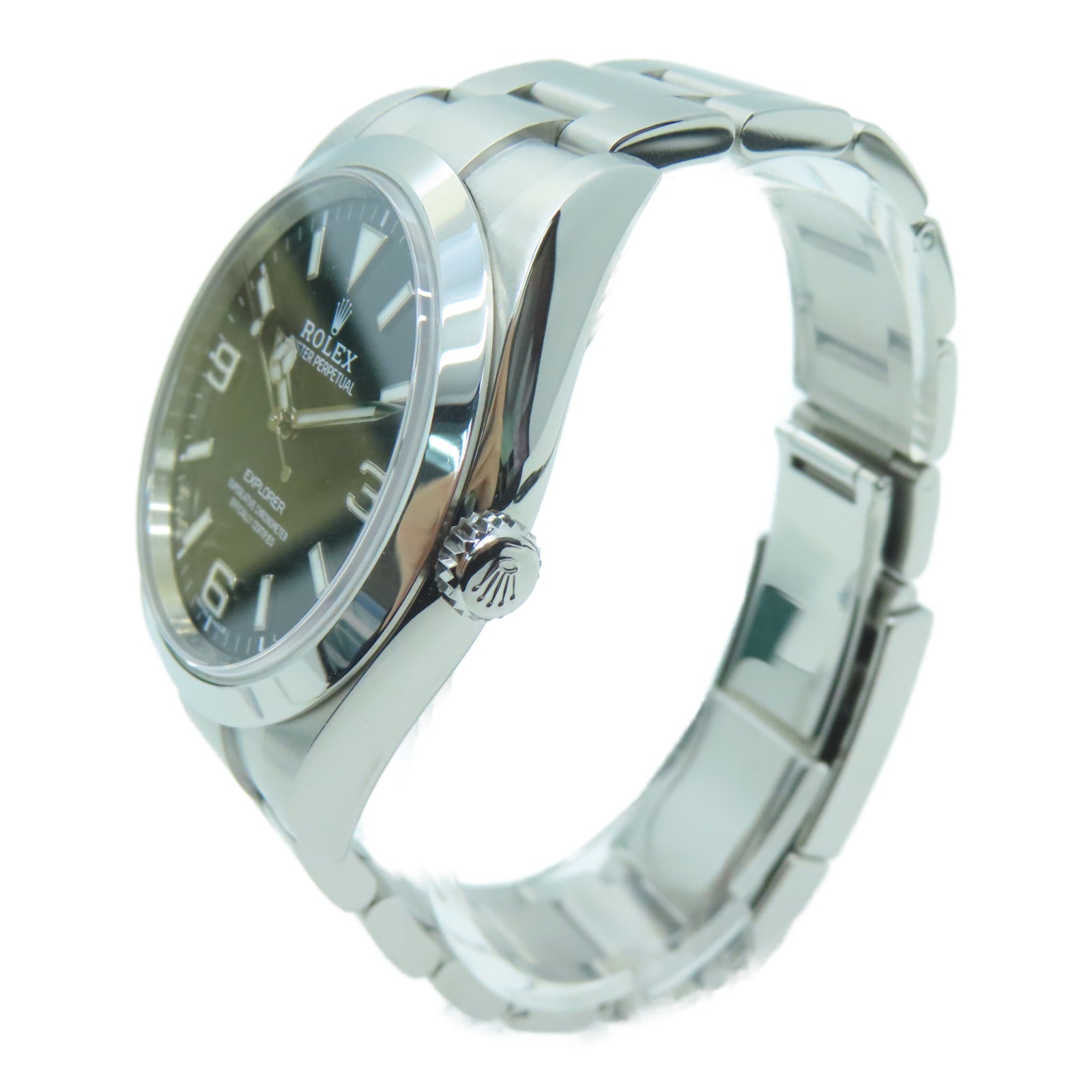 ROLEX [Sharp Discount] Oyster Perpetual Explorer 1 Stainless Steel Watch Automatic Movement Black
