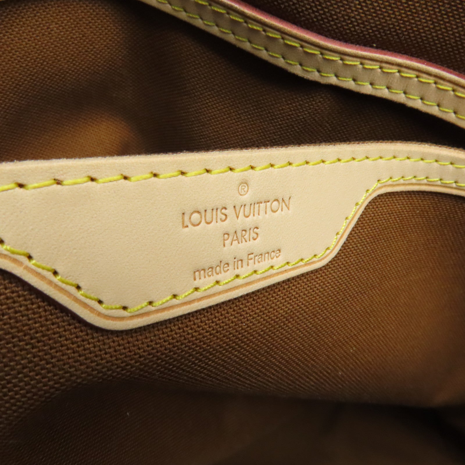 LOUIS VUITTON Monogram Palermo GM金扣手挽肩背兩用袋啡色