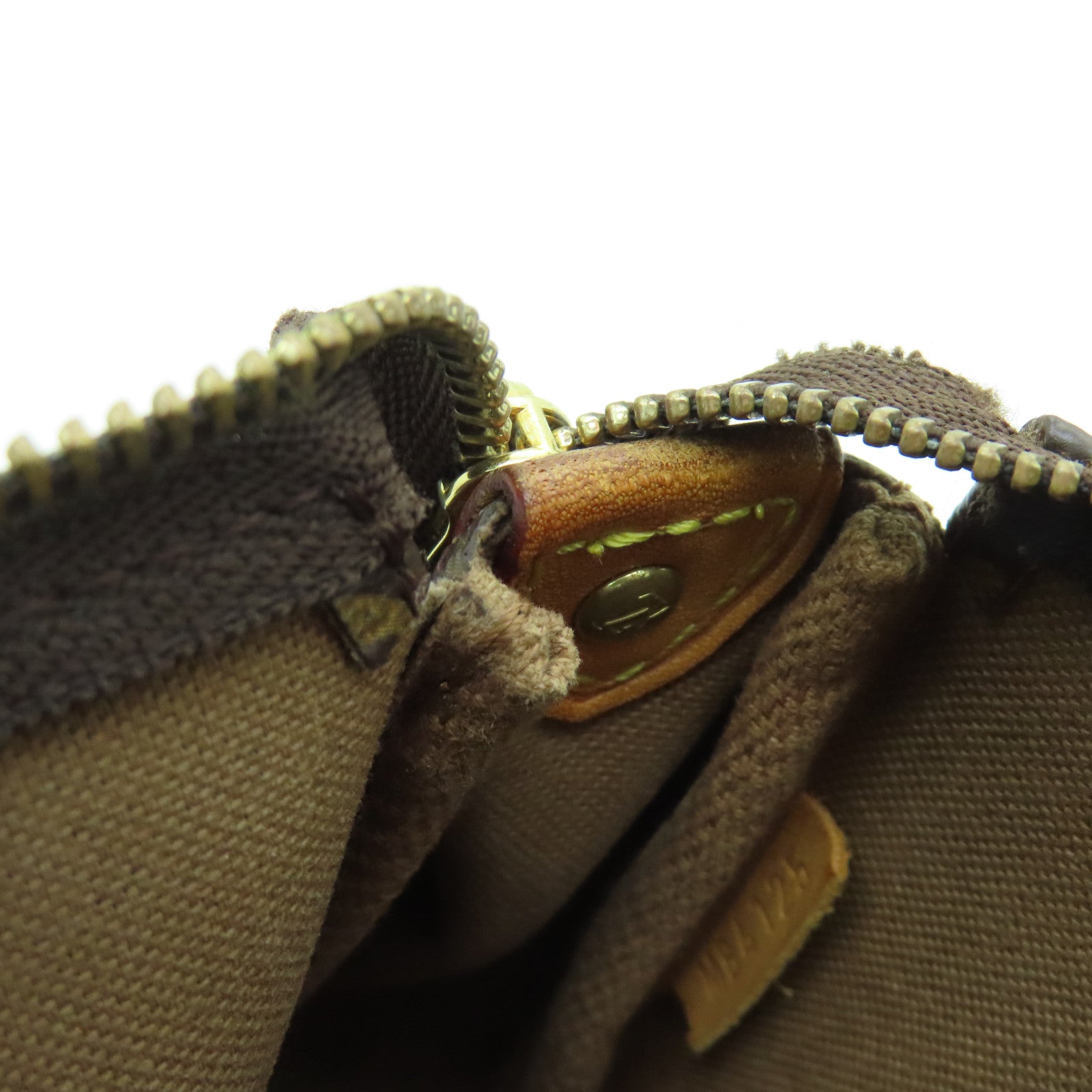 LOUIS VUITTON Monogram Eva Gold Buckle Handle Shoulder Bag Brown