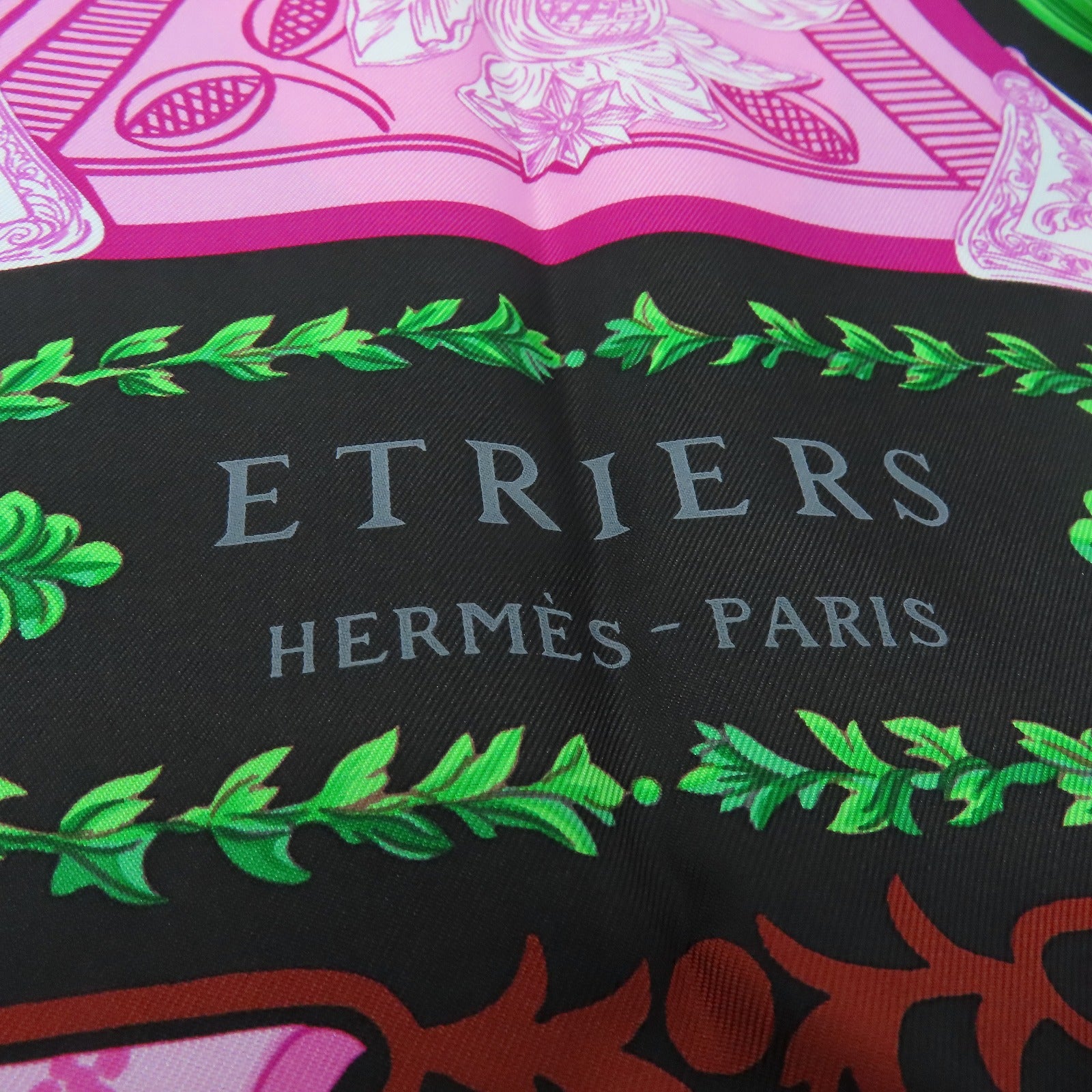 HERMES 丝质Scarf丝巾90x90cm粉红色