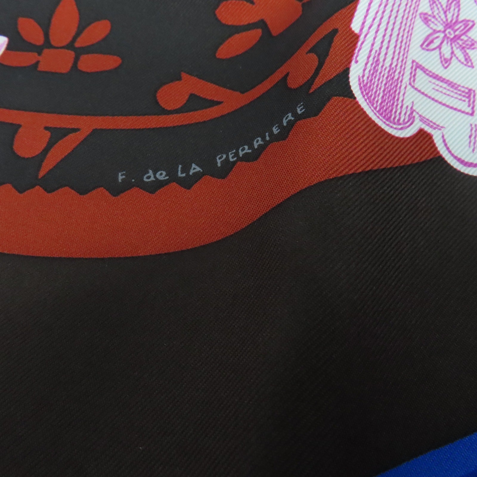 HERMES 丝质Scarf丝巾90x90cm粉红色