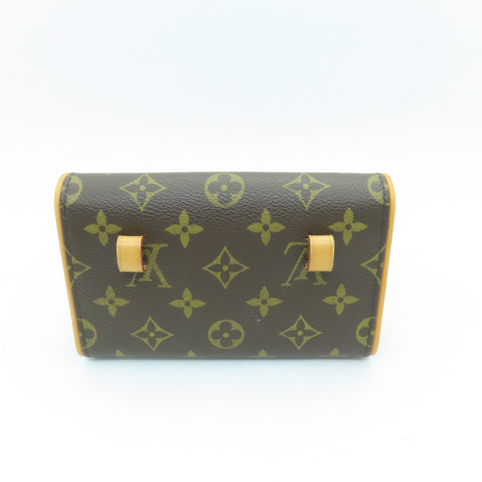 LOUIS VUITTON Monogram Pochette Florentine Belt Bag Brown