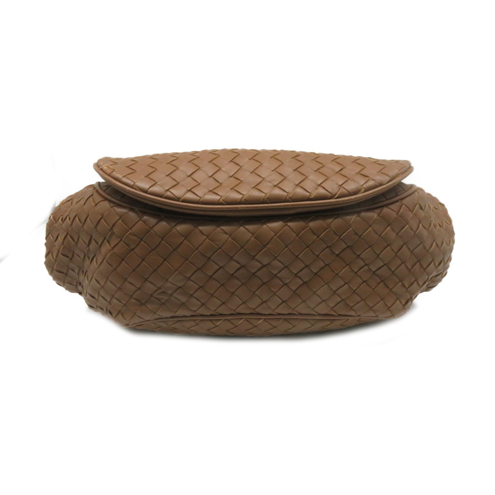 BOTTEGA VENETA 織紋皮革Shoulder Bag肩背袋啡色