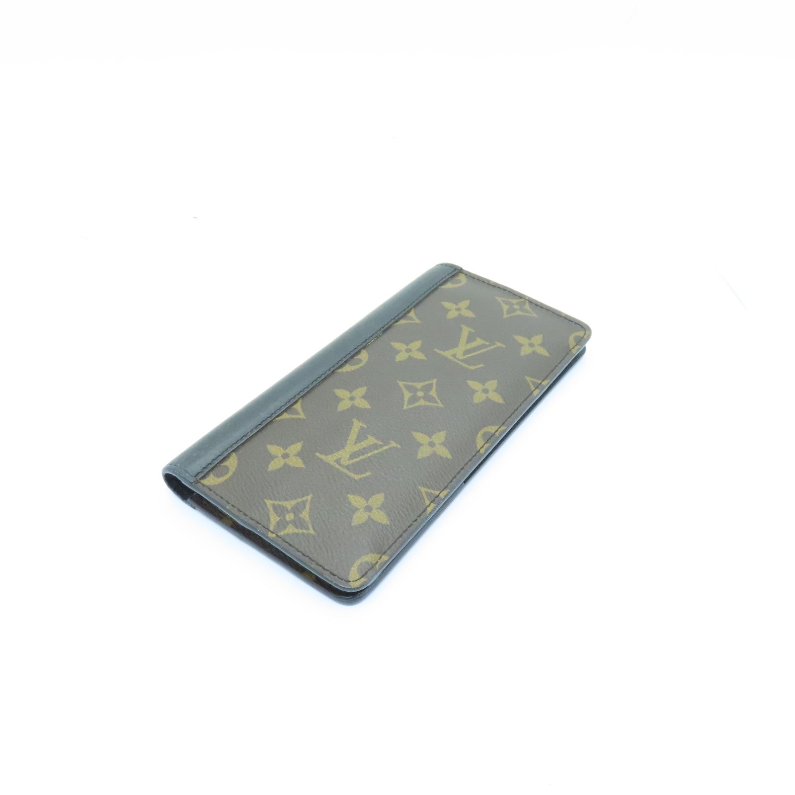 LOUIS VUITTON 【激減優惠】Monogram Portefeuille Tanon銀扣長錢包啡色/黑色
