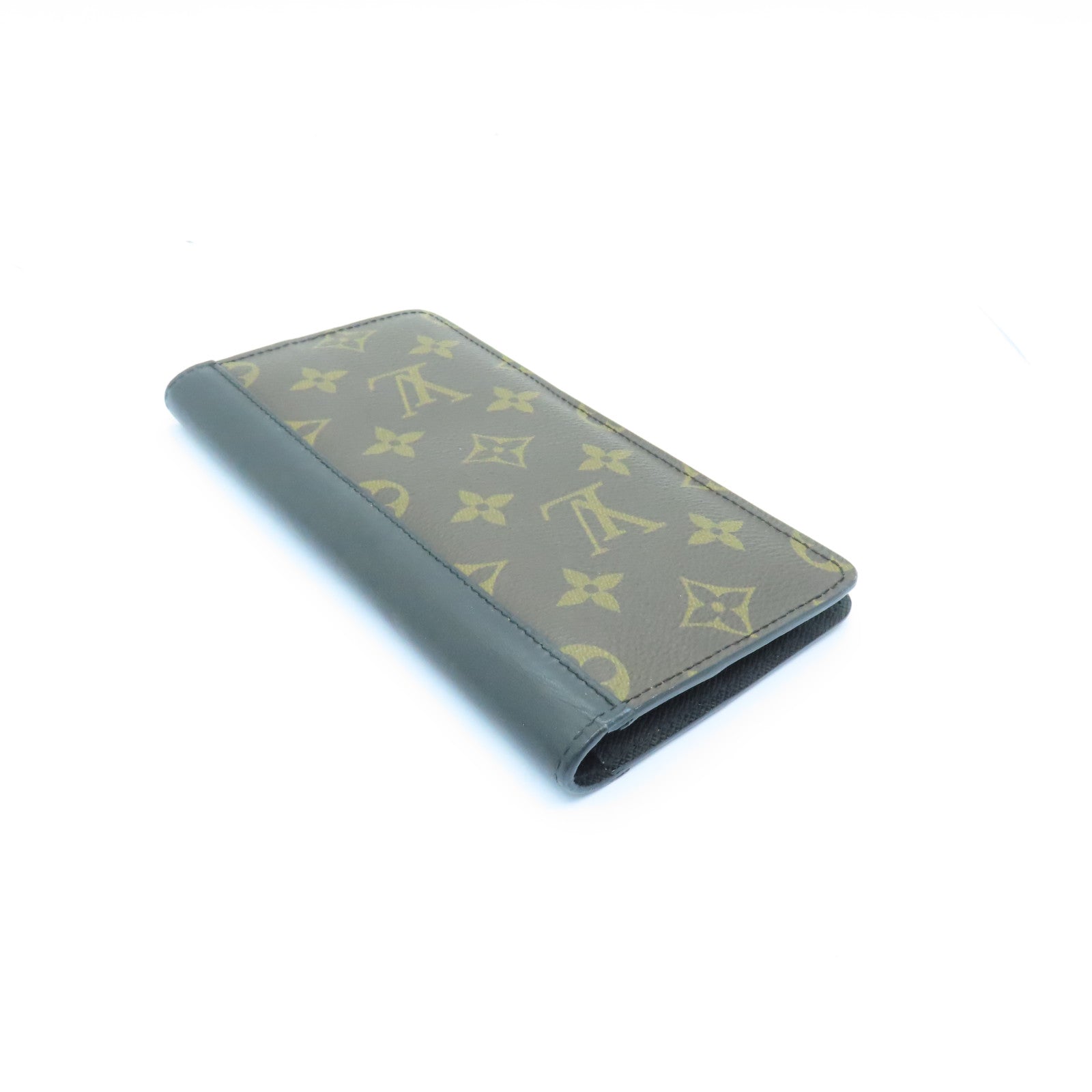 LOUIS VUITTON 【激減優惠】Monogram Portefeuille Tanon銀扣長錢包啡色/黑色