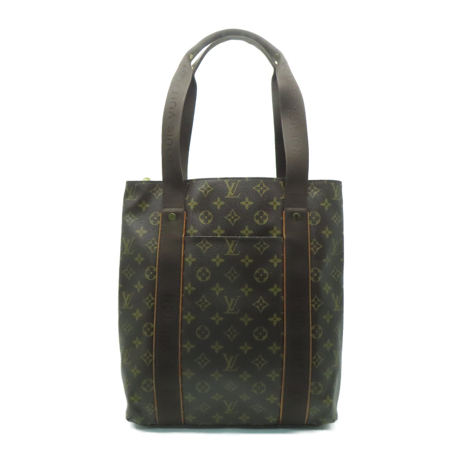 LOUIS VUITTON Monogram Beaubourg金扣手挽袋啡色