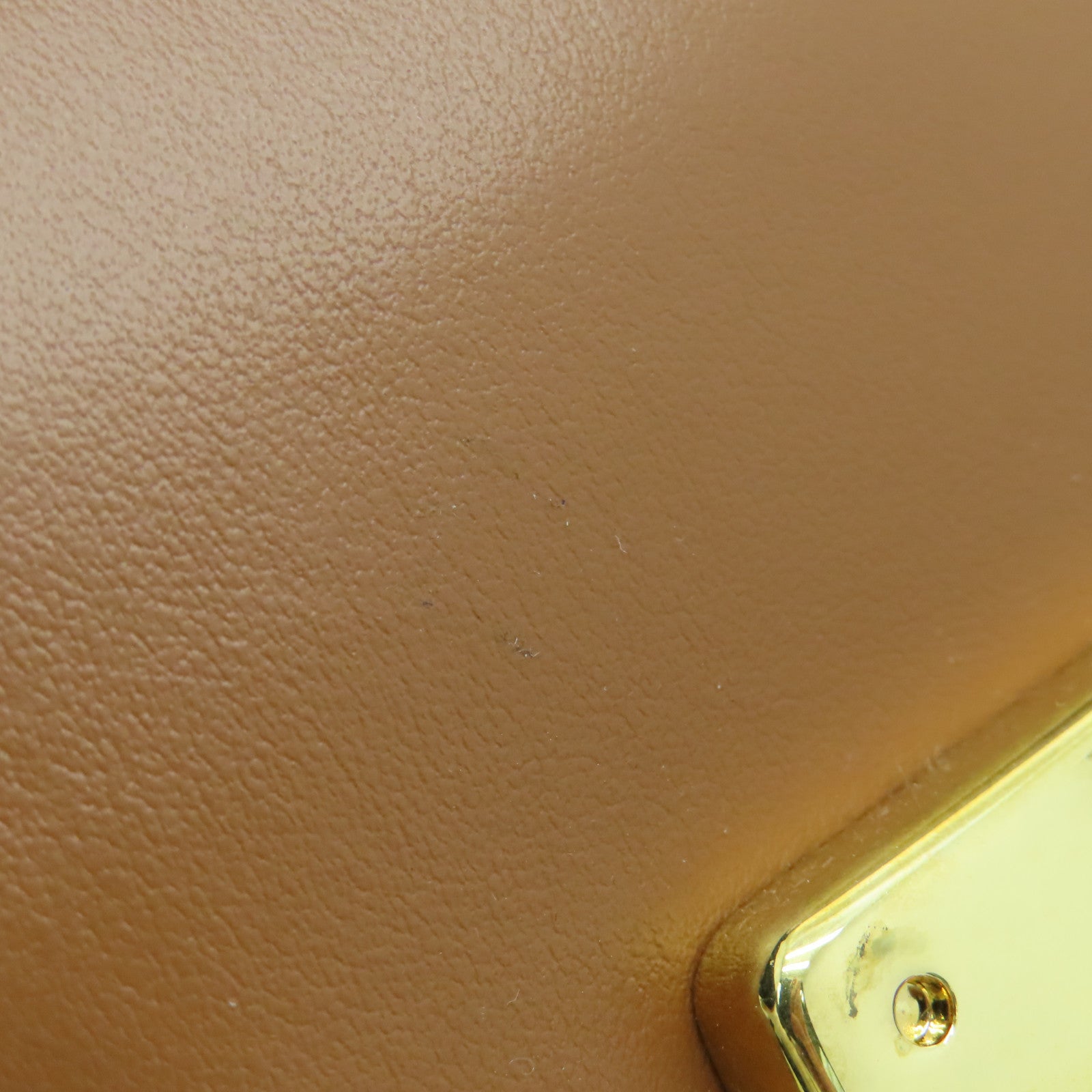 Miu Miu 牛皮皮革2way Shoulder Bag金扣手挽肩背两用袋啡色