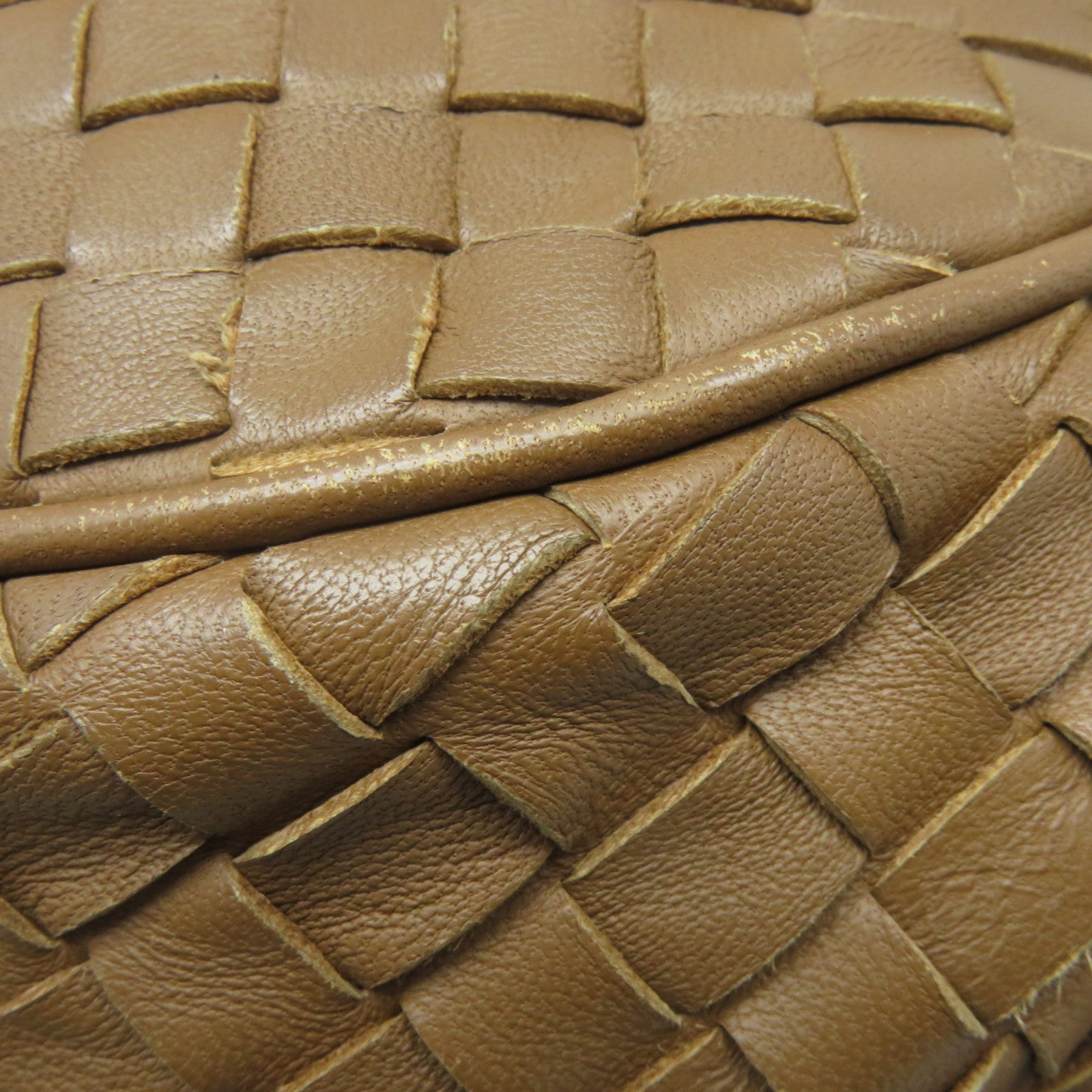 BOTTEGA VENETA 織紋皮革Shoulder Bag肩背袋啡色