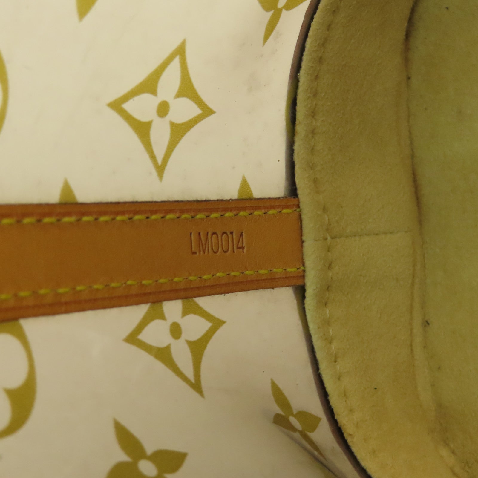 LOUIS VUITTON Monogram Vinyl Clear Cabas Sac Ambre PM金扣肩背袋啡色/半透明