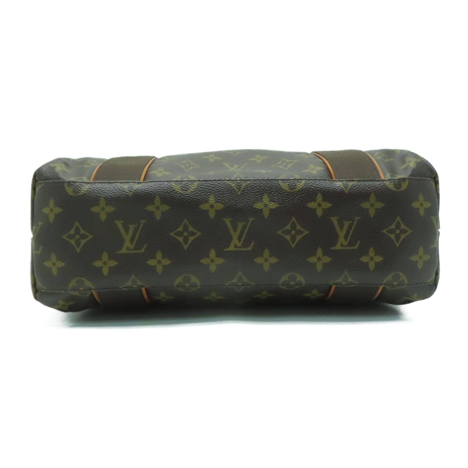 LOUIS VUITTON Monogram Beaubourg金扣手挽袋啡色
