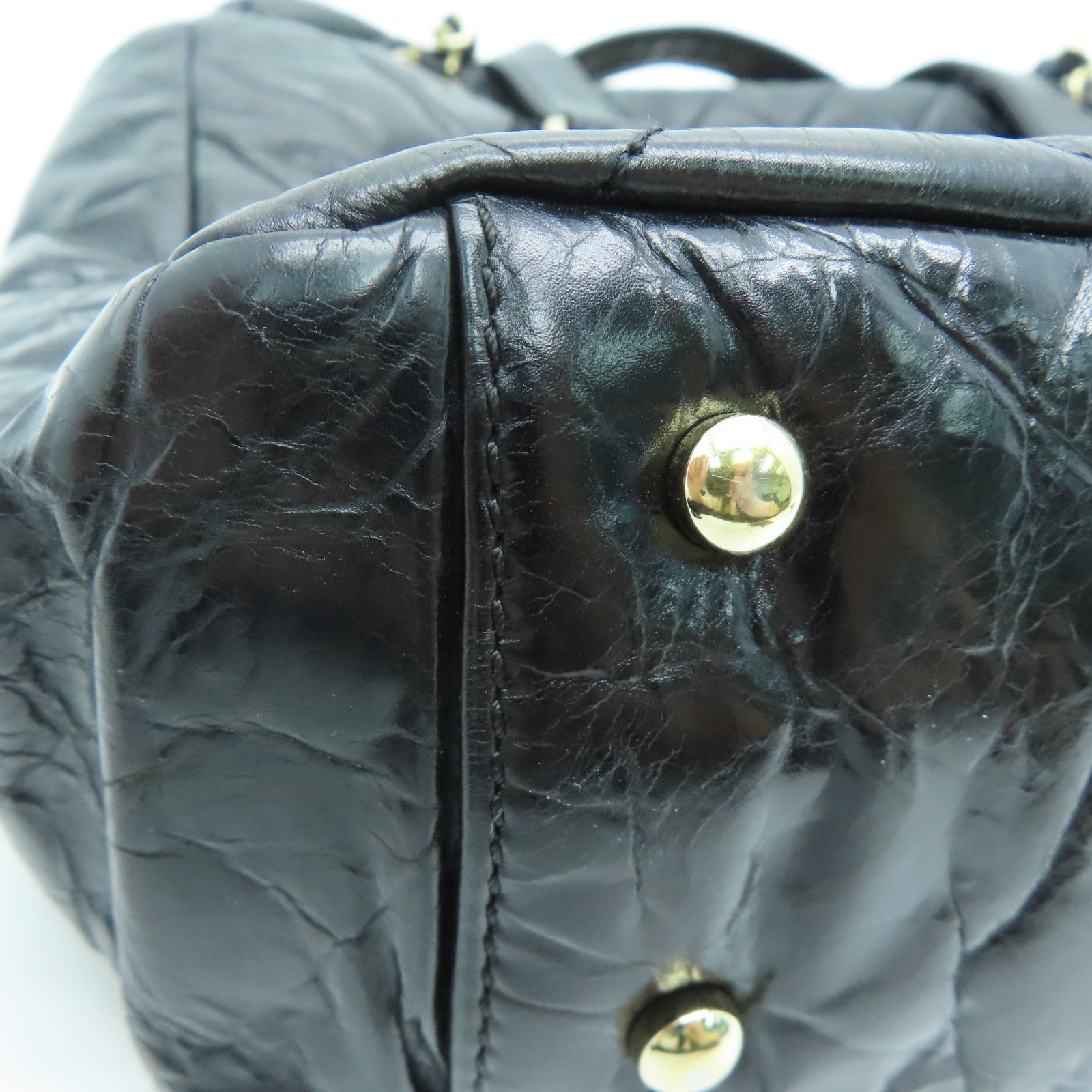 CHANEL [Sharp Discount] Lingge Cowhide Leather 2Way Shoulder Handbag Gold Buckle Handle Shoulder Back Dual-purpose Bag Black