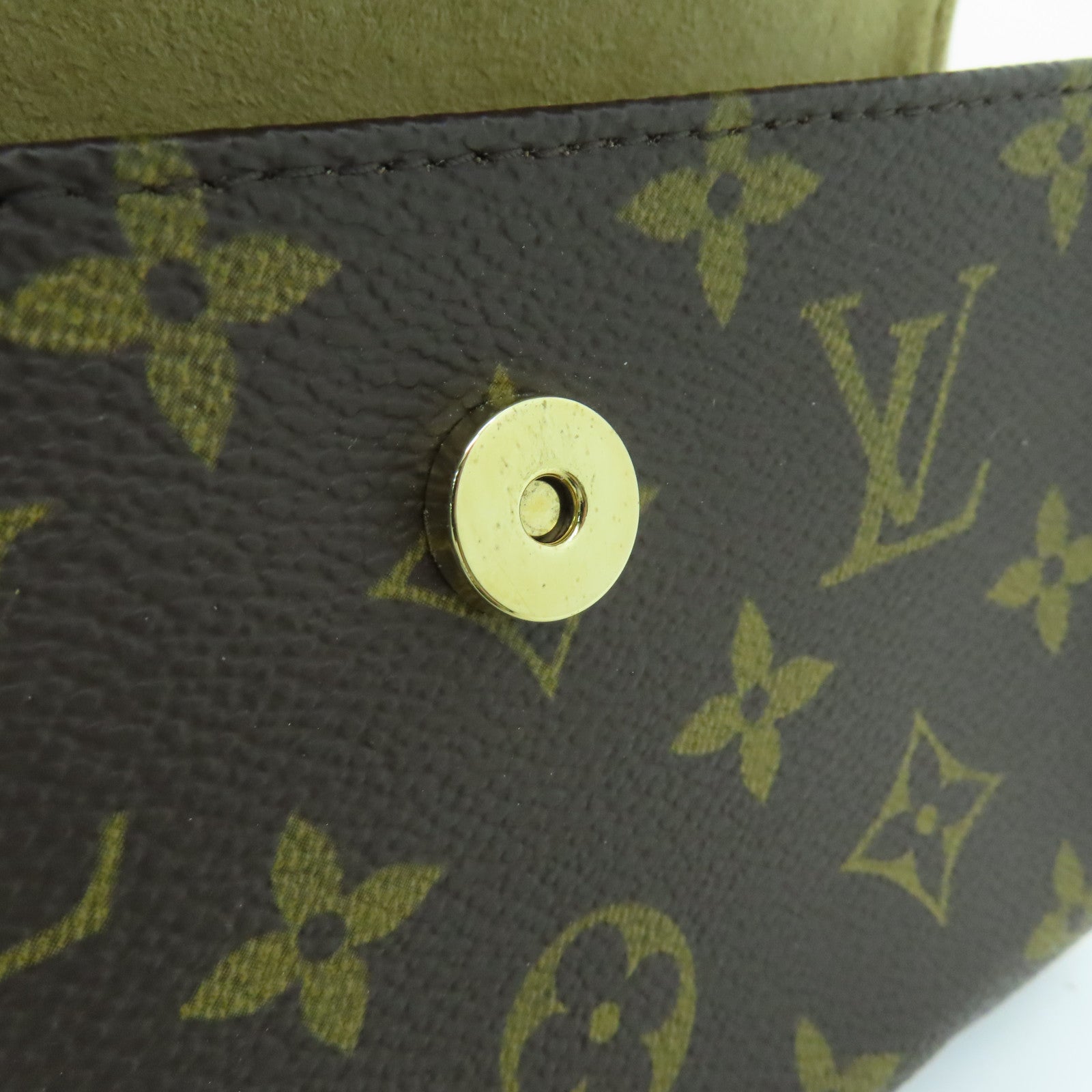 LOUIS VUITTON Monogram Pochette Florentine Belt Bag Brown
