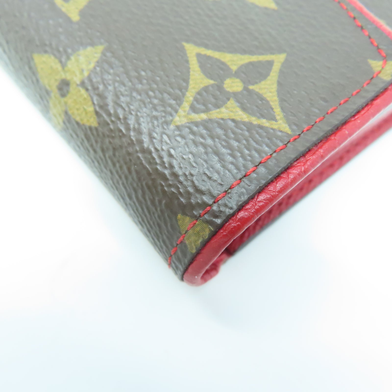 LOUIS VUITTON Monogram Sarah Retiro金扣長錢包棕色