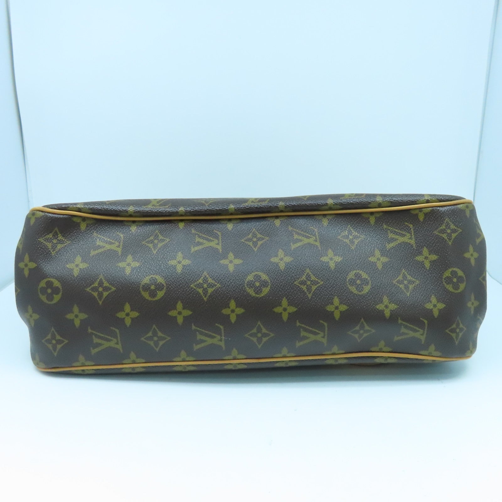 LOUIS VUITTON Monogram Batignolles Horizontal金扣手挽袋啡色