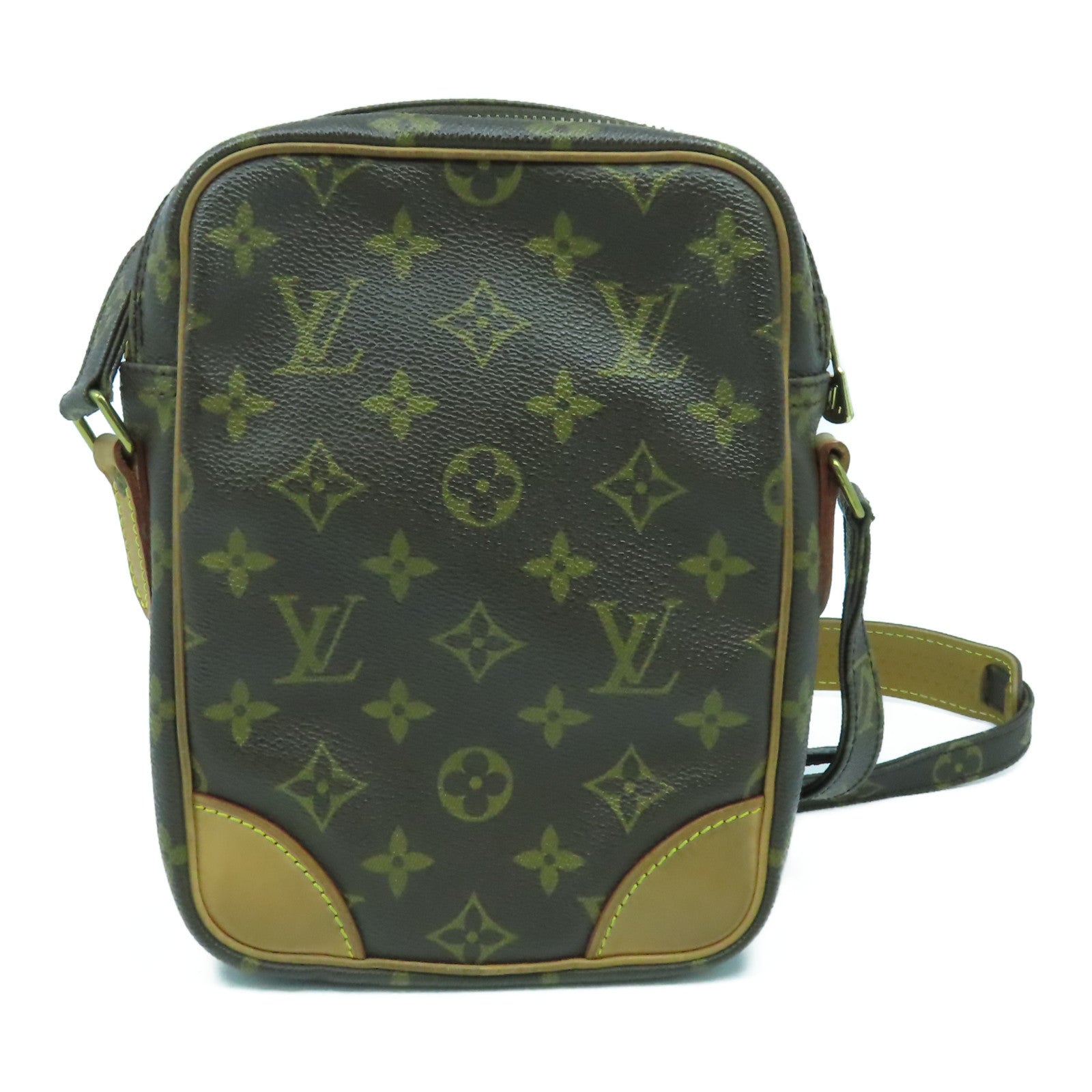 LOUIS VUITTON Monogram Amazon金扣肩背袋啡色