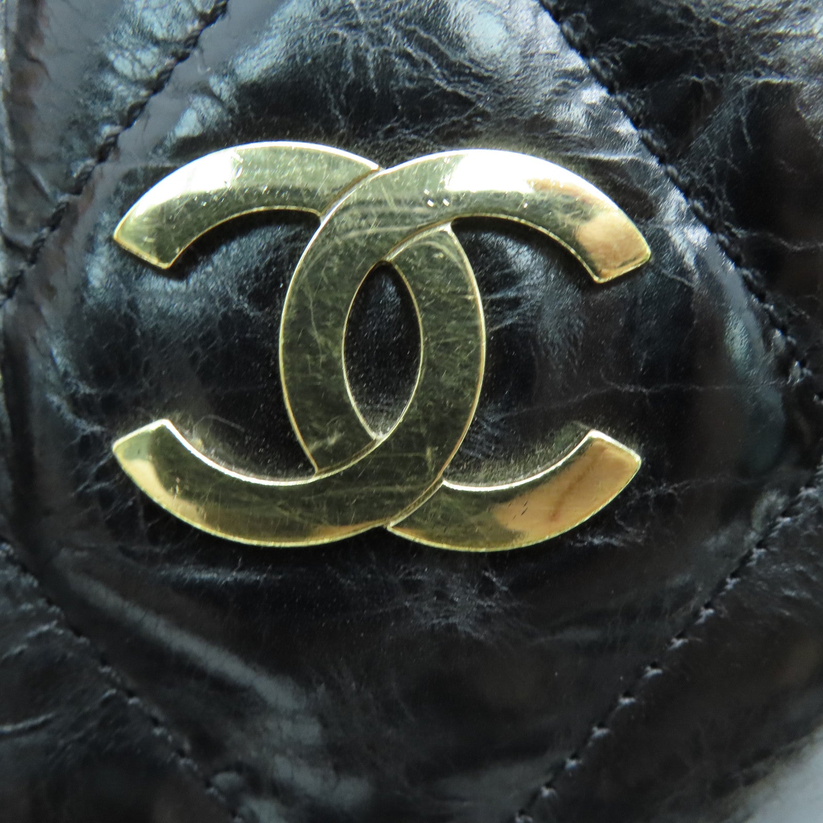 CHANEL [Sharp Discount] Lingge Cowhide Leather 2Way Shoulder Handbag Gold Buckle Handle Shoulder Back Dual-purpose Bag Black