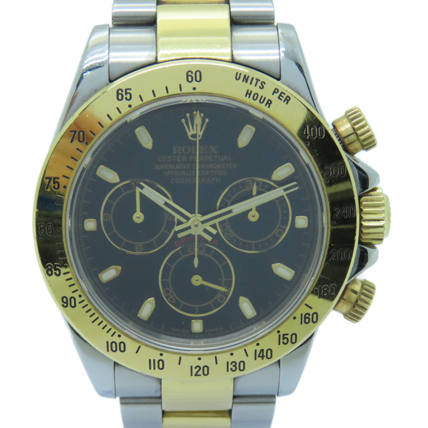 ROLEX Daytona 40mm 18K黄金/不锈钢手表自动机芯黑色
