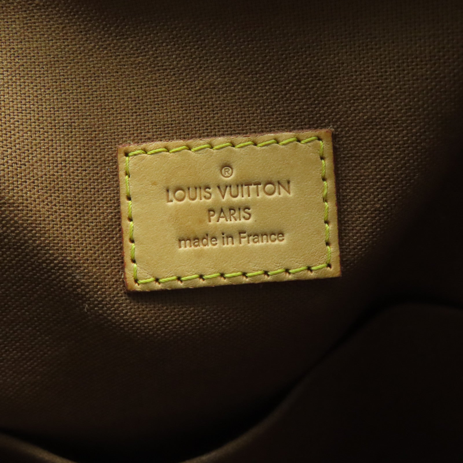 LOUIS VUITTON Monogram Beaubourg金扣手挽袋啡色